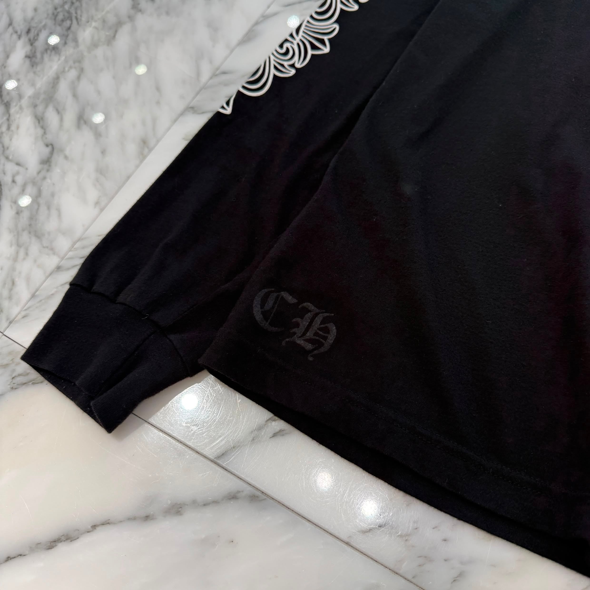 CHROME HEARTS Dagger Eye Chart Long Sleeve Tee Size XL クロムハーツ ダガー アイチャート ロングスリーブ Tシャツ サイズXL