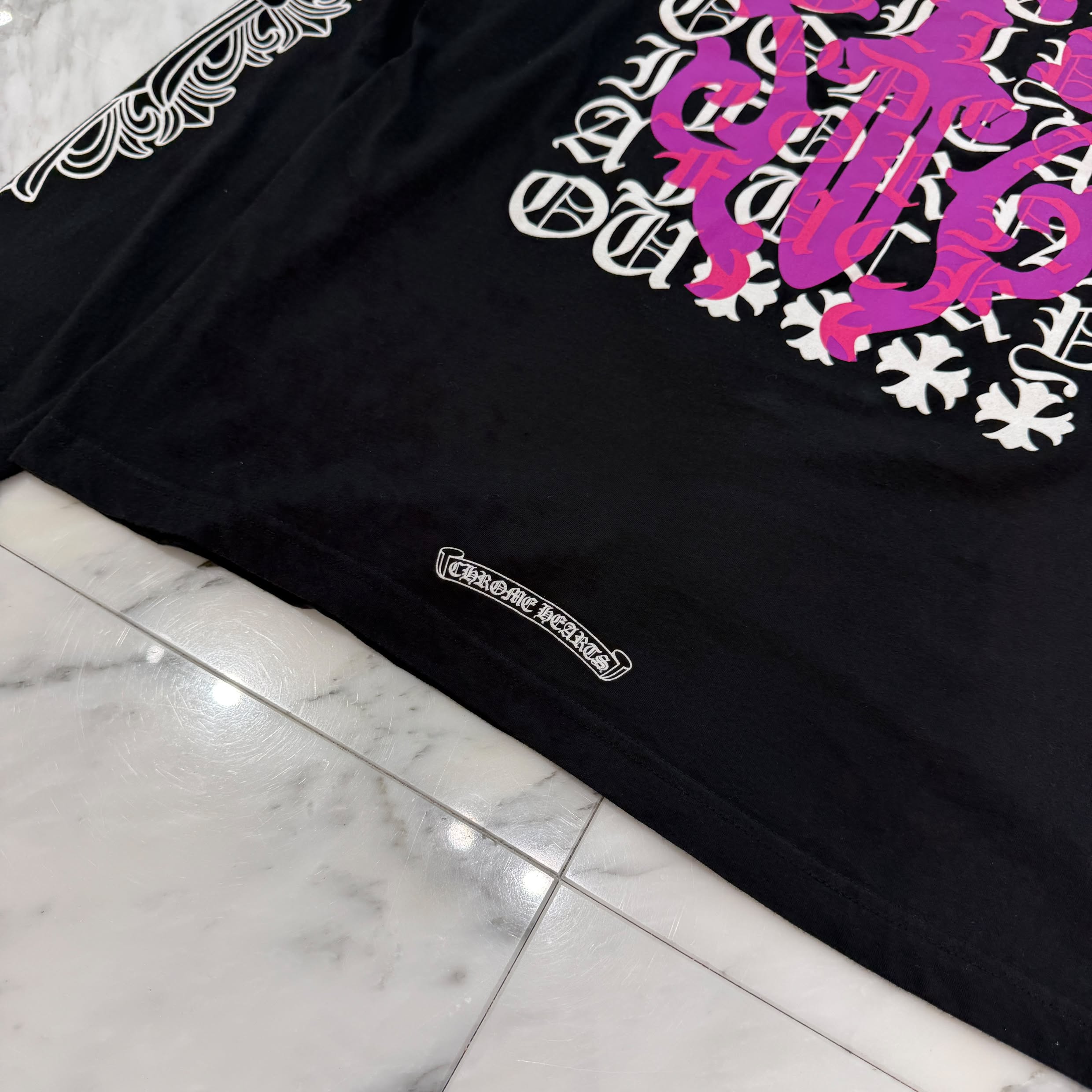 CHROME HEARTS Dagger Eye Chart Long Sleeve Tee Size XL クロムハーツ ダガー アイチャート ロングスリーブ Tシャツ サイズXL