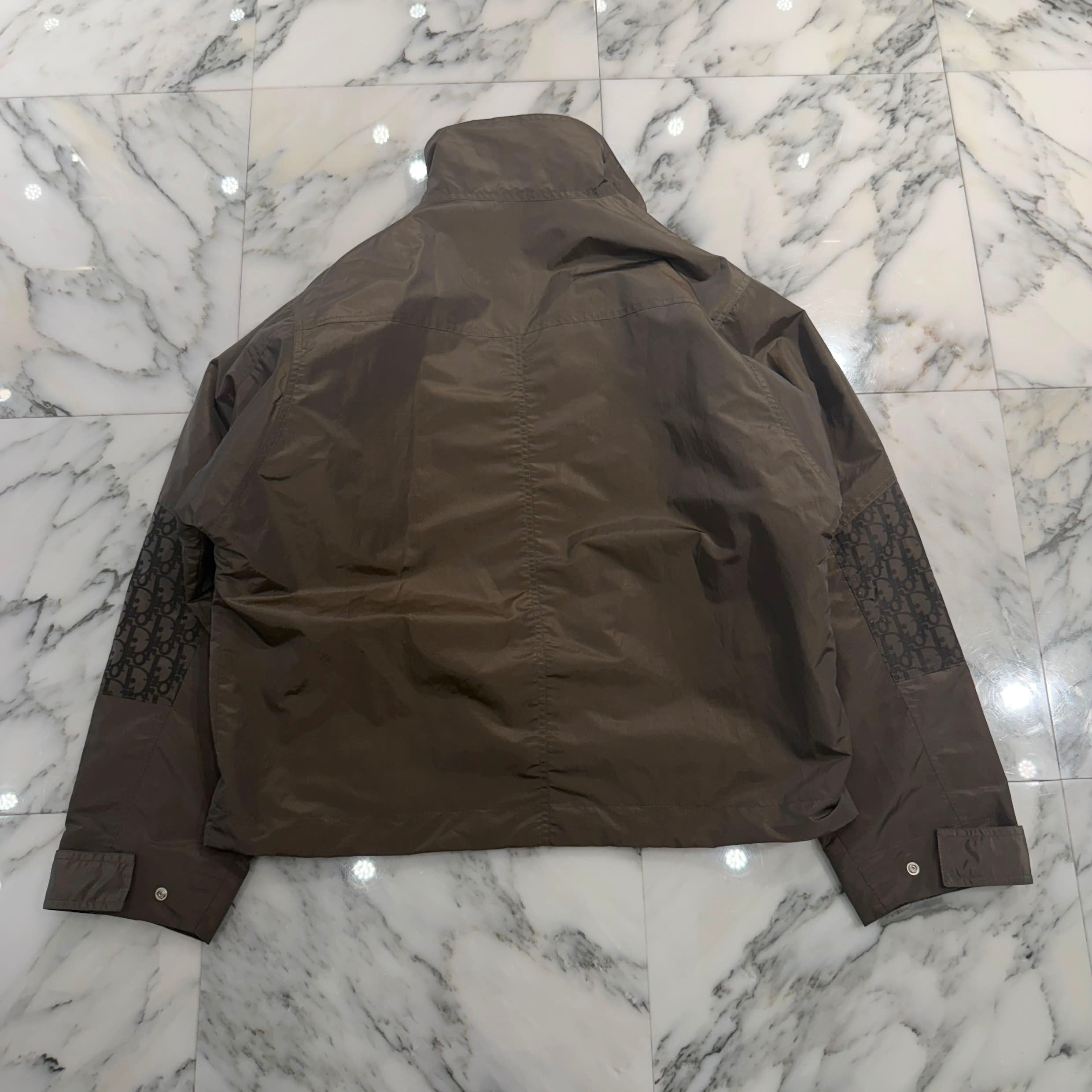 DIOR 2019AW Oblique Nylon Half Zip Anorak Jacket 193C402A5149 Size 50 ディオール オブリーク ナイロン ハーフジップ アノラック ジャケット サイズ50