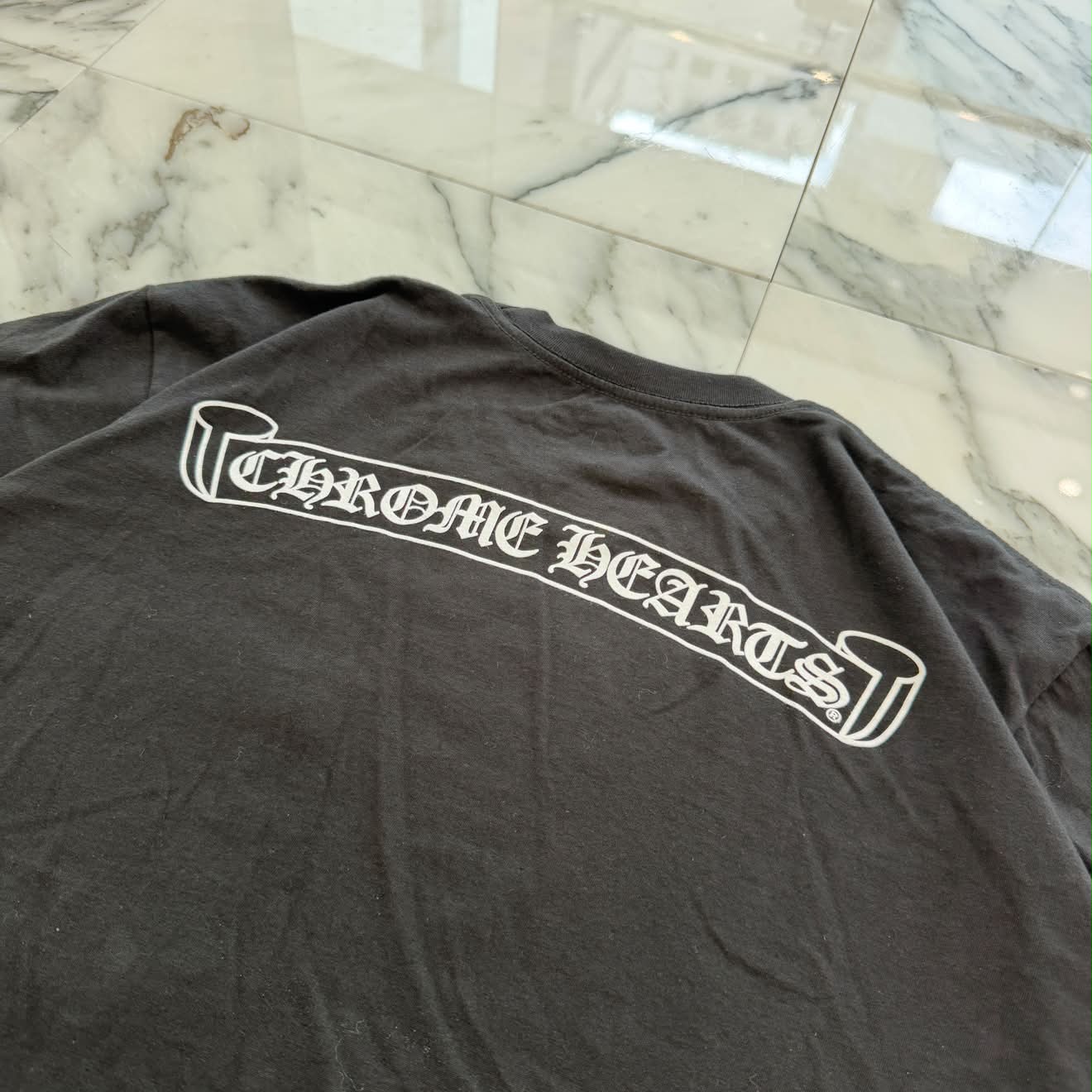 CHROME HEARTS Back Scroll Tee Size L クロムハーツ バックスクロール Tシャツ サイズL