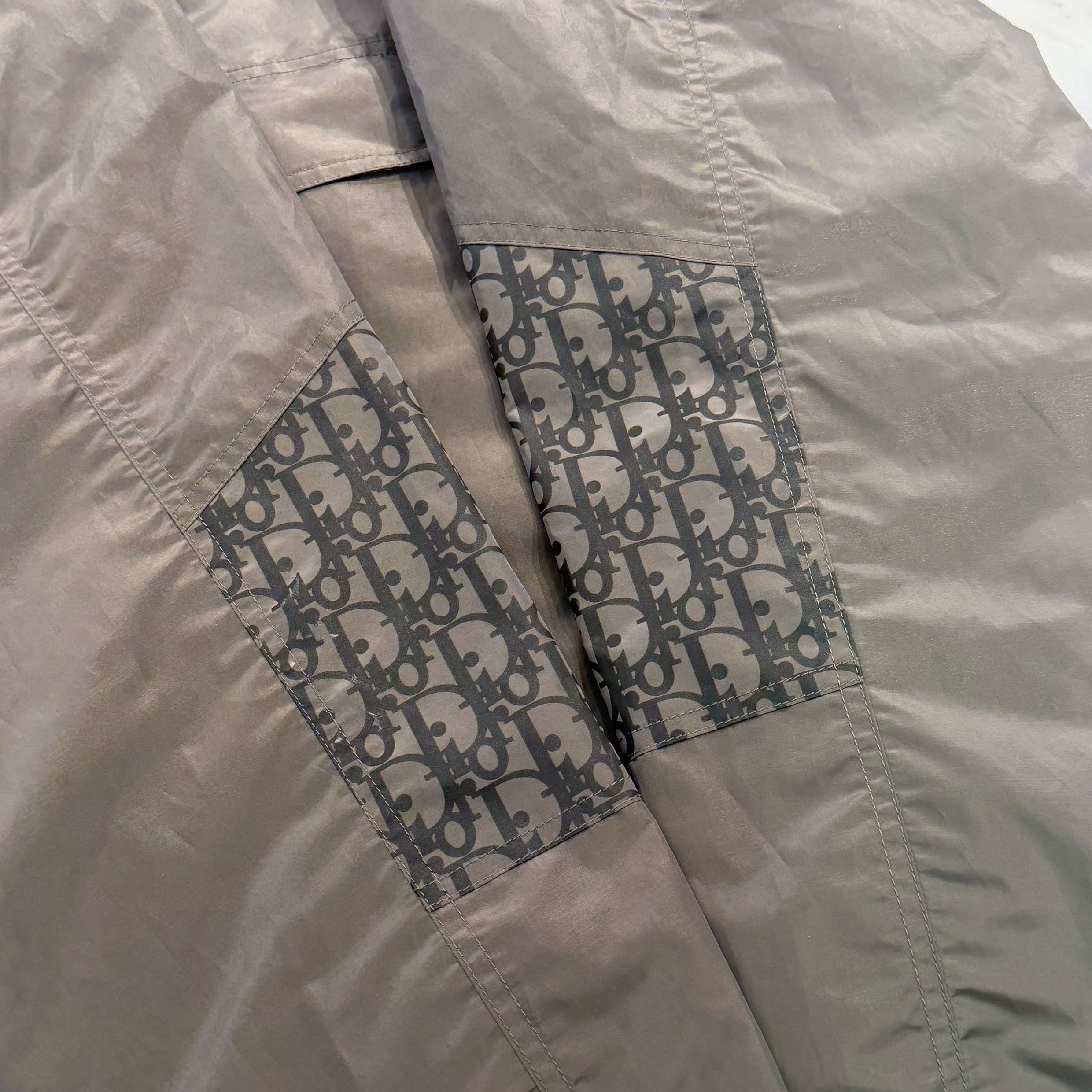 DIOR 2019AW Oblique Nylon Half Zip Anorak Jacket 193C402A5149 Size 50 ディオール オブリーク ナイロン ハーフジップ アノラック ジャケット サイズ50