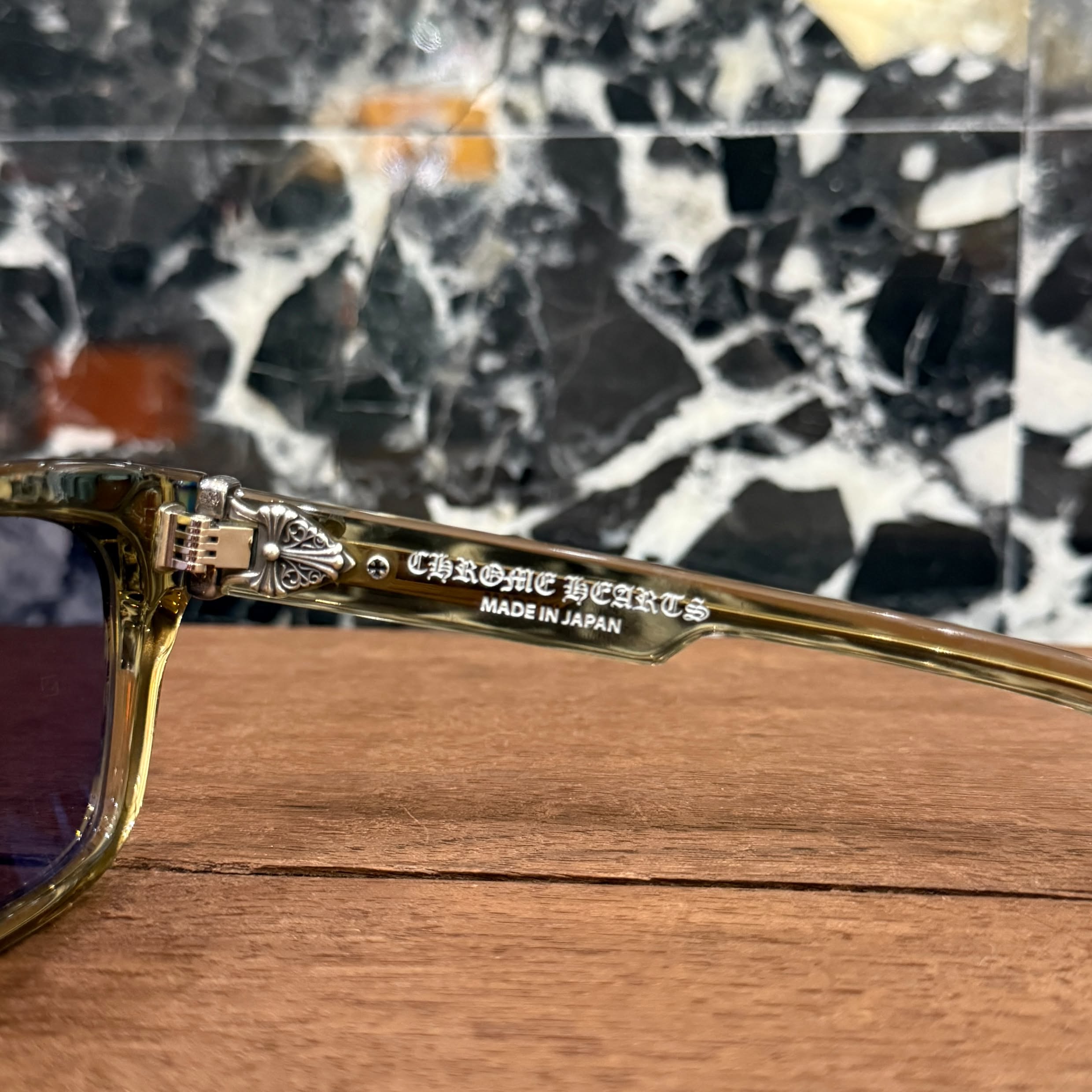 CHROME HEARTS BOX OFFICER Sunglasses Size 56口19-144 クロムハーツ ボックスオフィサー サングラス サイズ56口19-144