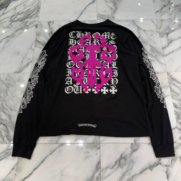 CHROME HEARTS Dagger Eye Chart Long Sleeve Tee Size XL クロムハーツ ダガー アイチャート ロングスリーブ Tシャツ サイズXL