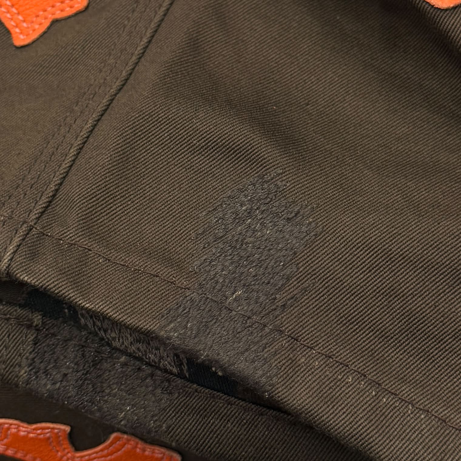CHROME HEARTS Multi Leather Patch Carpenter Cross Ball Button Chino Pants Size 33 クロムハーツ マルチレザーパッチ カーペンター クロスボールボタン チノパンツ サイズ33