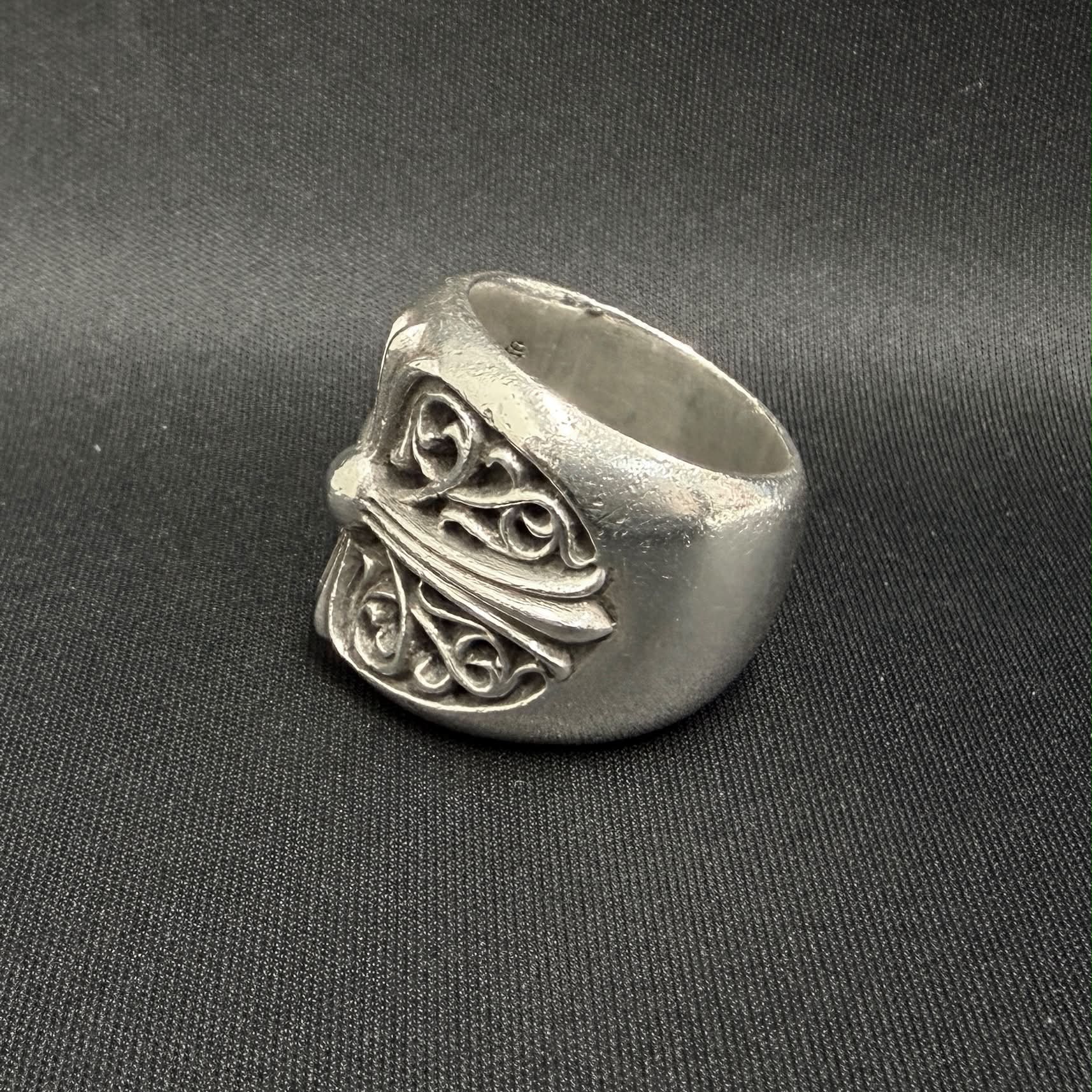 CHROME HEARTS Classic Oval Cross Ring Size 22号 クロムハーツ クラシック オーバルクロス リング サイズ22号