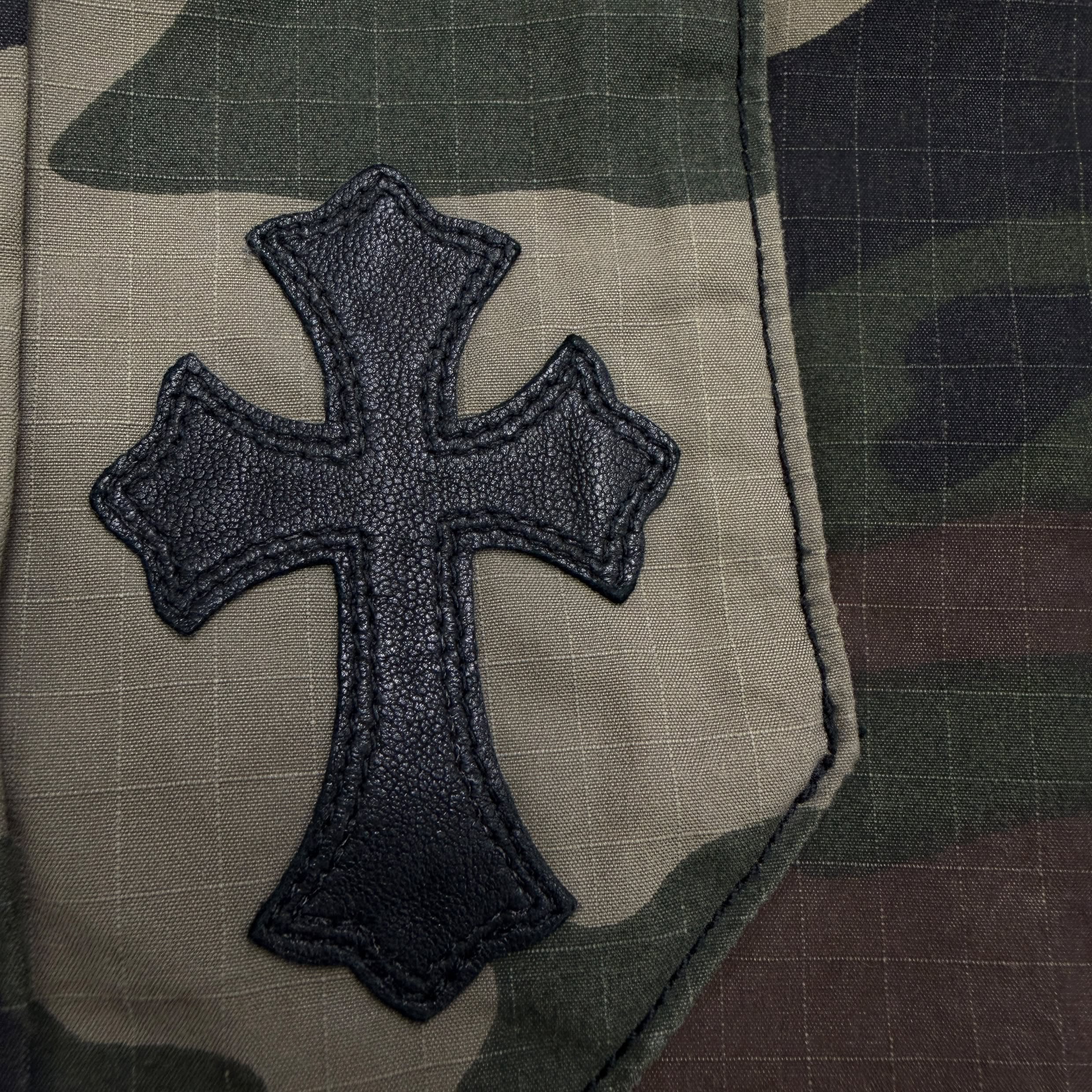 CHROME HEARTS Cross Ball Button Camo Cargo Pants Size 30 クロムハーツ クロスボールボタン カモ カーゴパンツ サイズ30