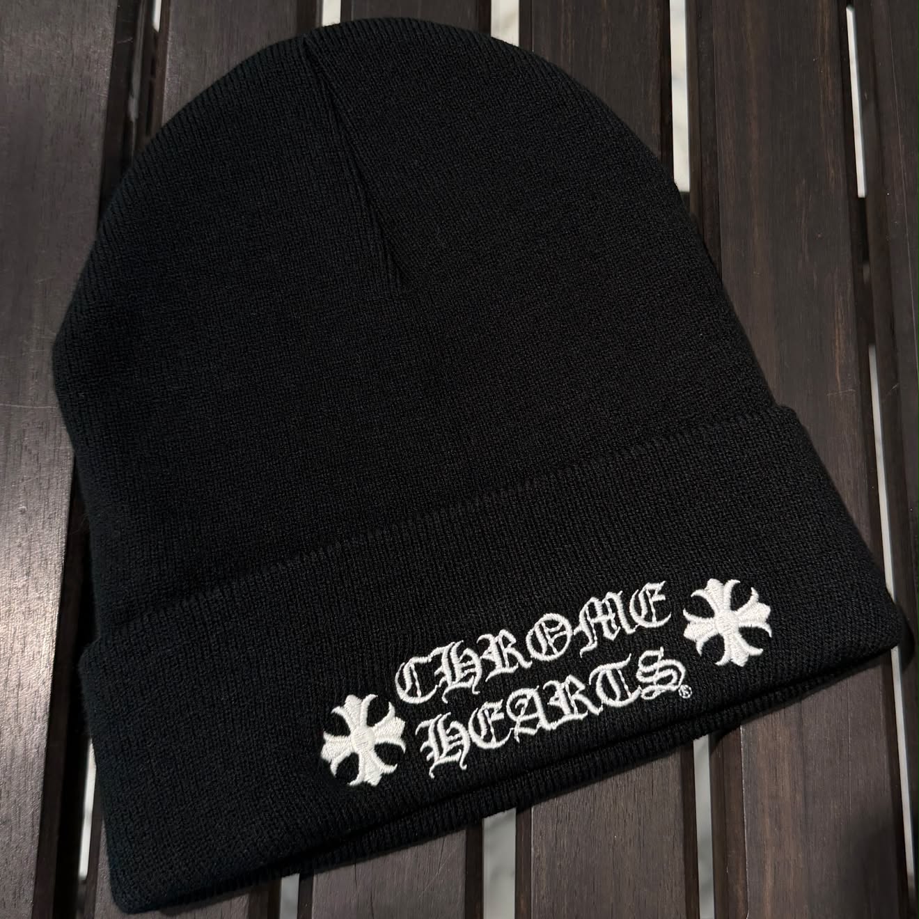 CHROME HEARTS WATCH CAP BLACK Size ONE SIZE (22cm) クロムハーツ ワッチキャップ ブラック サイズONE SIZE (22cm)