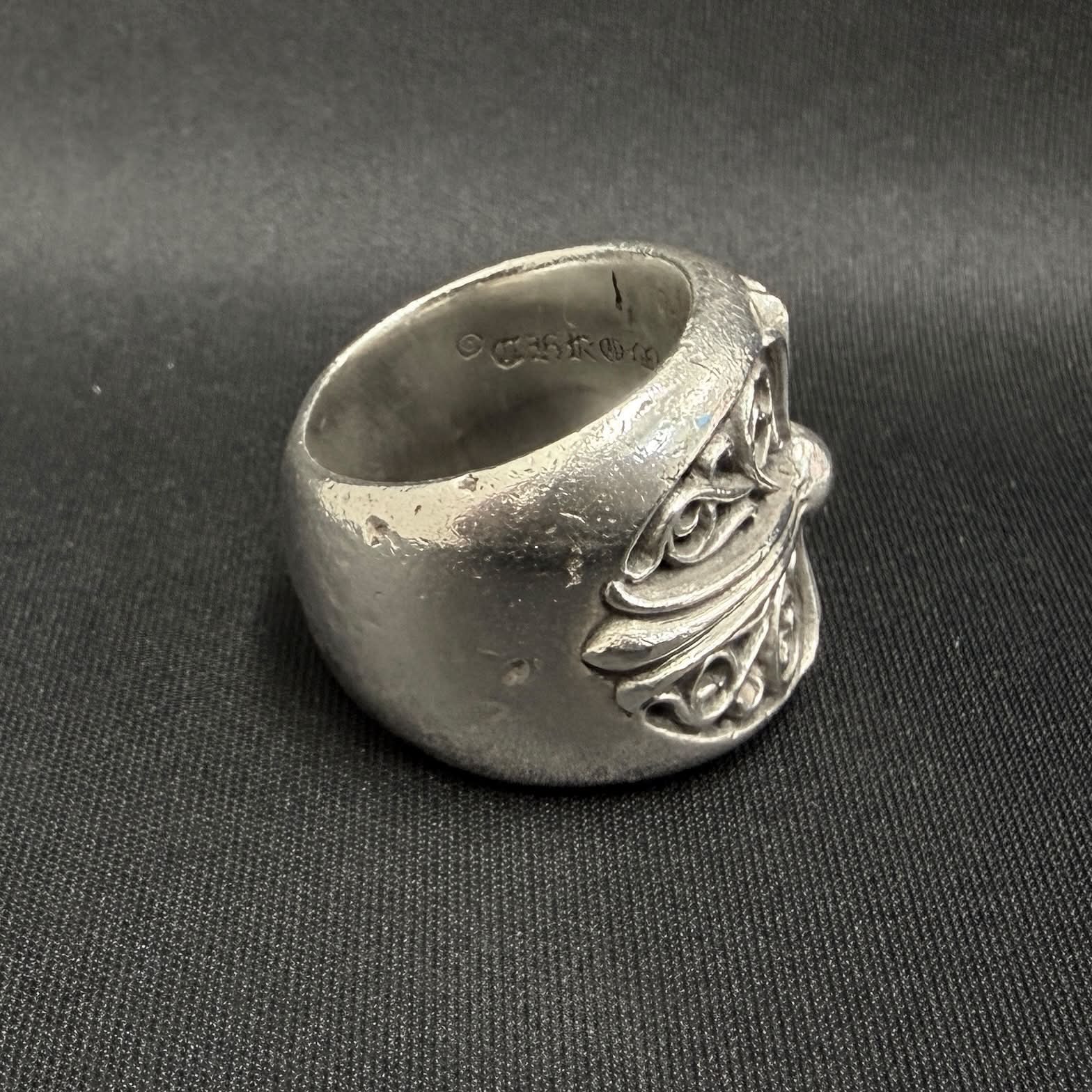 CHROME HEARTS Classic Oval Cross Ring Size 22号 クロムハーツ クラシック オーバルクロス リング サイズ22号