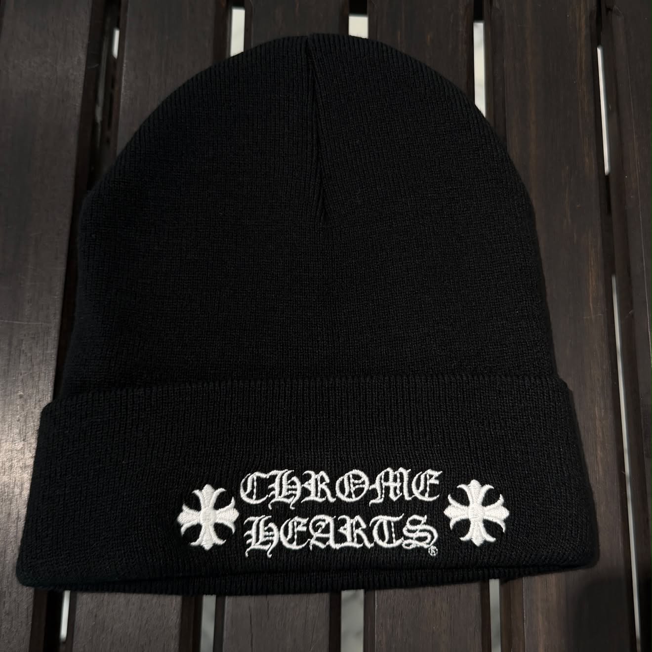 CHROME HEARTS WATCH CAP BLACK Size ONE SIZE (22cm) クロムハーツ ワッチキャップ ブラック サイズONE SIZE (22cm)