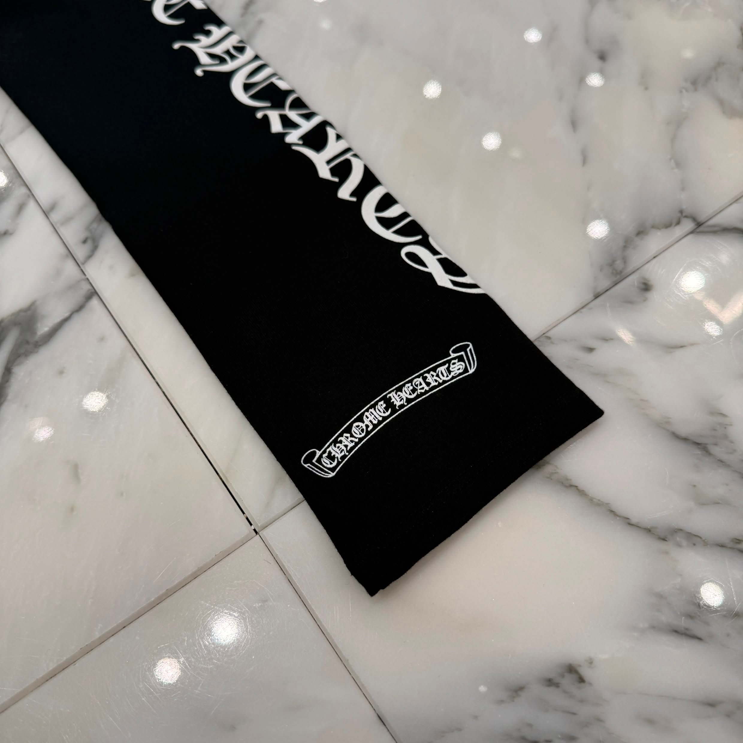 CHROME HEARTS Scroll Side Logo Sweat Leggings Size XS クロムハーツ スクロール サイドロゴ レギンス サイズXS