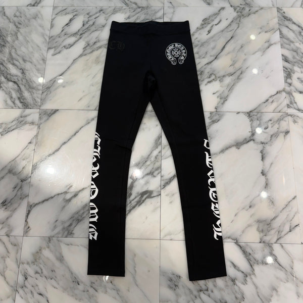 CHROME HEARTS Horseshoe Side Logo Sweat Leggings Size XS クロムハーツ ホースシュー サイドロゴ レギンス サイズXS