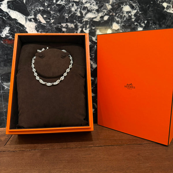 HERMES Chaine d’Ancre Necklace PM 43コマ エルメス シェーヌダンクル ネックレス PM 43コマ