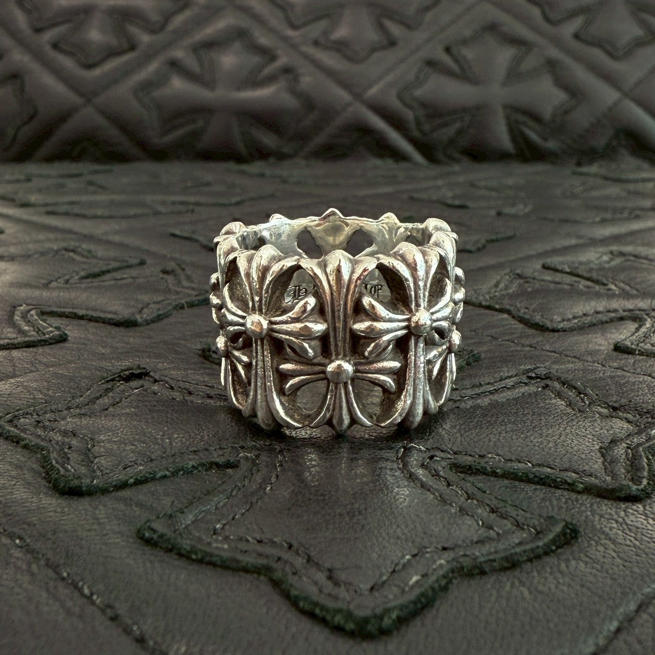 18号　クロムハーツ　セメタリークロスリング CHROME HEARTS Cemetery Cross Ring Size 22号 クロムハーツ