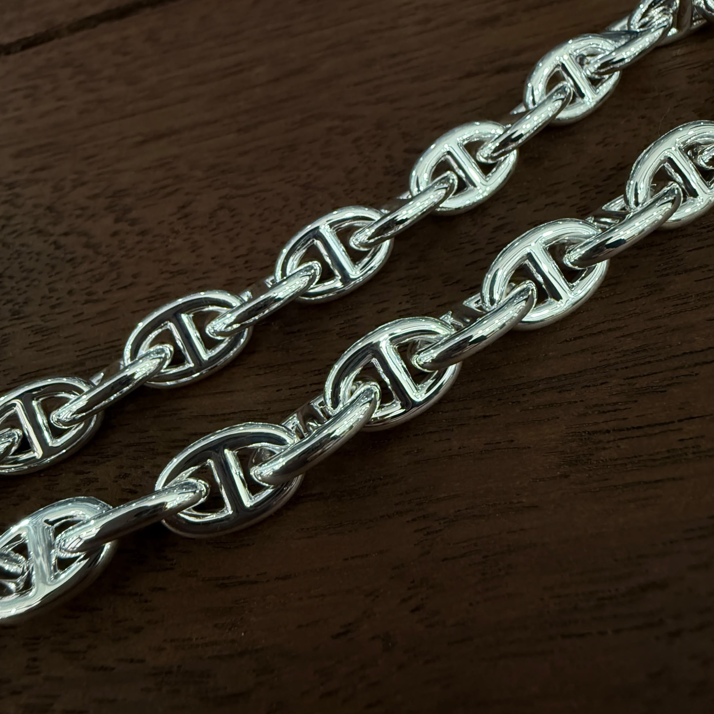 HERMES Chaine d’Ancre Necklace PM 43コマ エルメス シェーヌダンクル ネックレス PM 43コマ