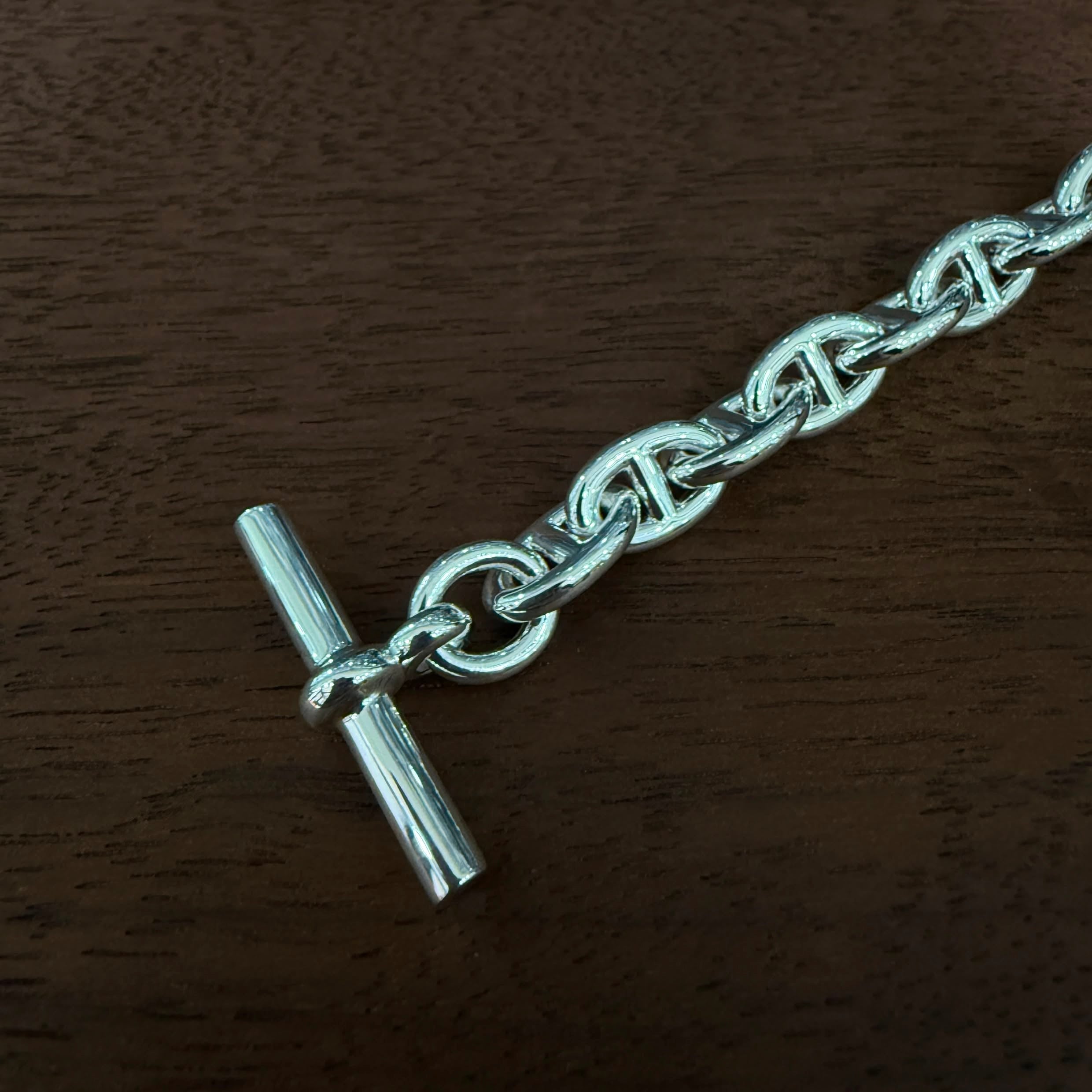 HERMES Chaine d’Ancre Necklace PM 43コマ エルメス シェーヌダンクル ネックレス PM 43コマ