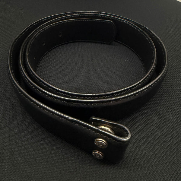 CHROME HEARTS 1.5 STRAP Horseshoe Rivet Leather Belt Size 40 クロムハーツ 1.5ストラップ ホースシューリベット レザーベルト サイズ40
