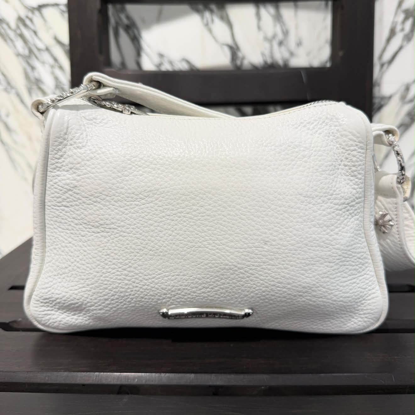CHROME HEARTS CHICKEN NUGGET Small Leather Shoulder Bag クロムハーツ チキンナゲット スモールレザー ショルダーバッグ