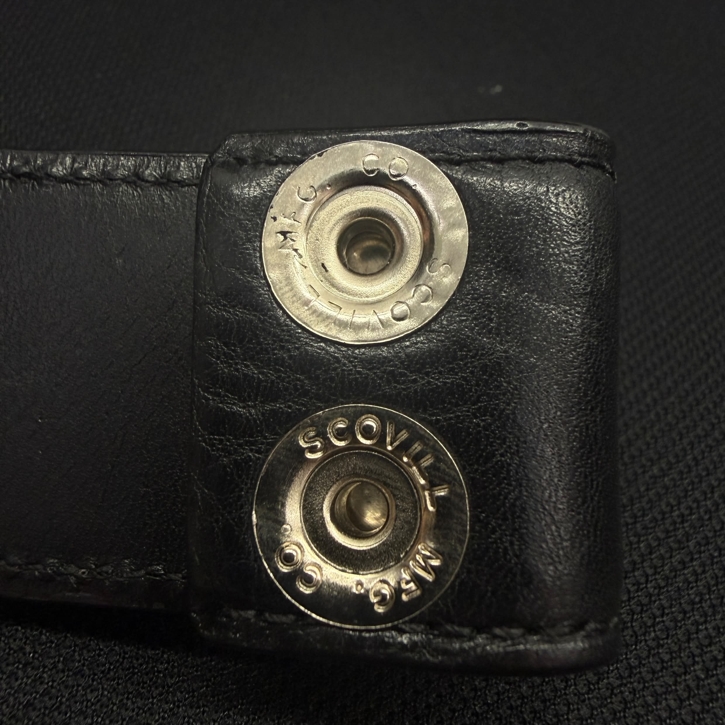 CHROME HEARTS 1.5 STRAP Horseshoe Rivet Leather Belt Size 40 クロムハーツ 1.5ストラップ ホースシューリベット レザーベルト サイズ40