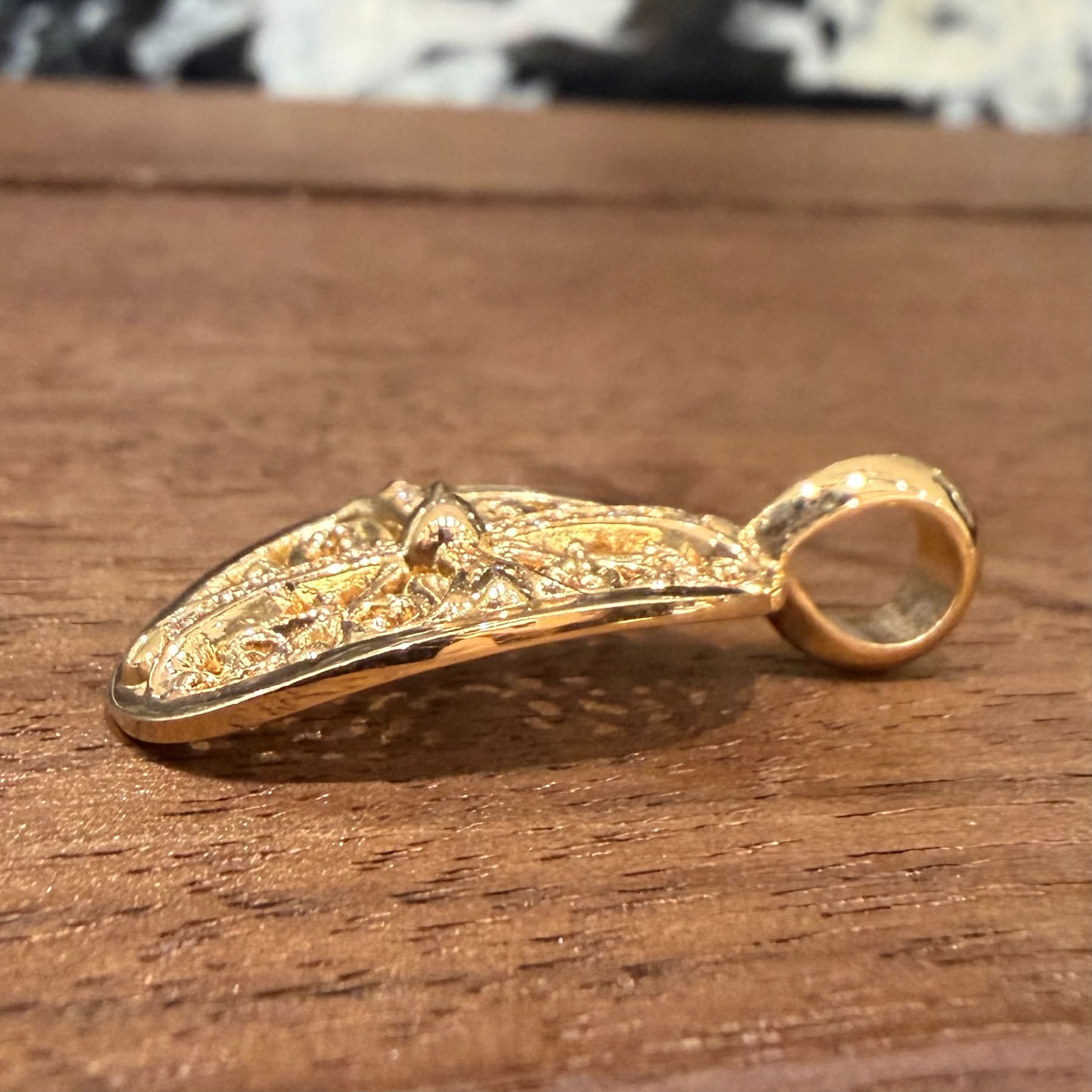 CHROME HEARTS 22K Classic Oval Cross Pendent Top Pave Diamond クロムハーツ 22K クラシック オーバルクロス ペンダントトップ パヴェダイヤモンド