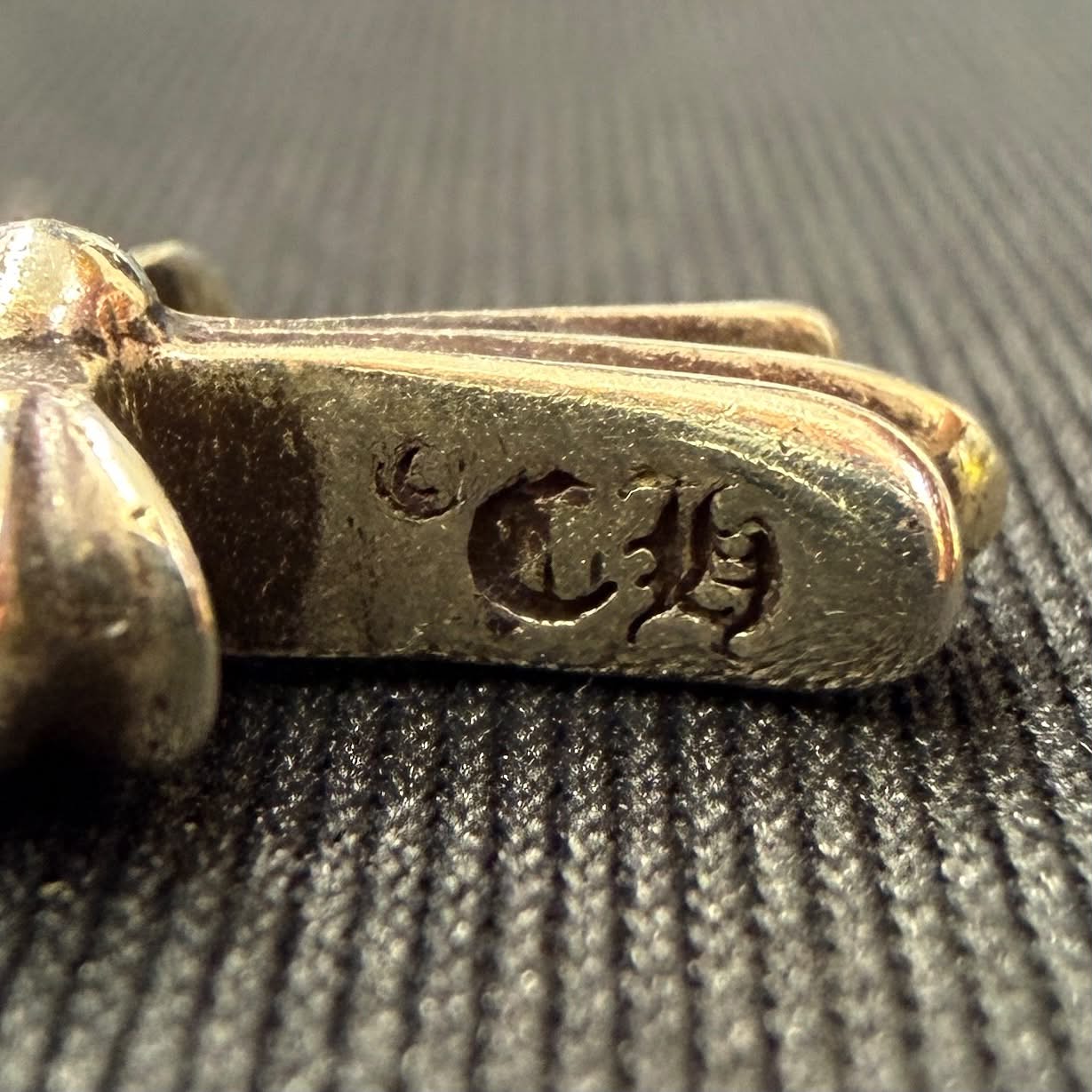 CHROME HEARTS CH Cross Baby Fat Charm Pave Diamond クロムハーツ CHクロス ベビーファット チャーム パヴェダイヤモンド