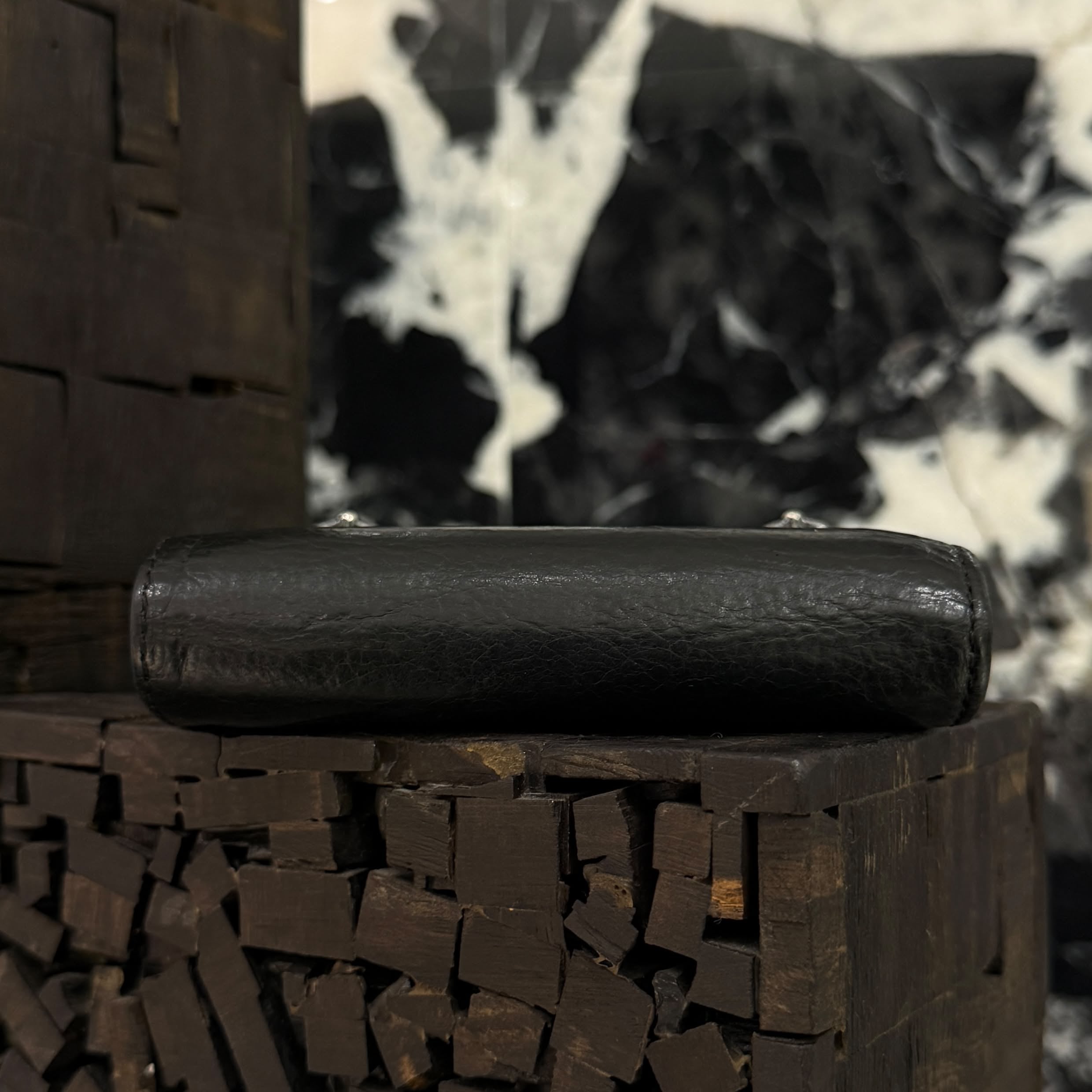 CHROME HEARTS 3 FOLD Cross Ball Button Leather Wallet クロムハーツ 3フォールド クロスボールボタン レザーウォレット