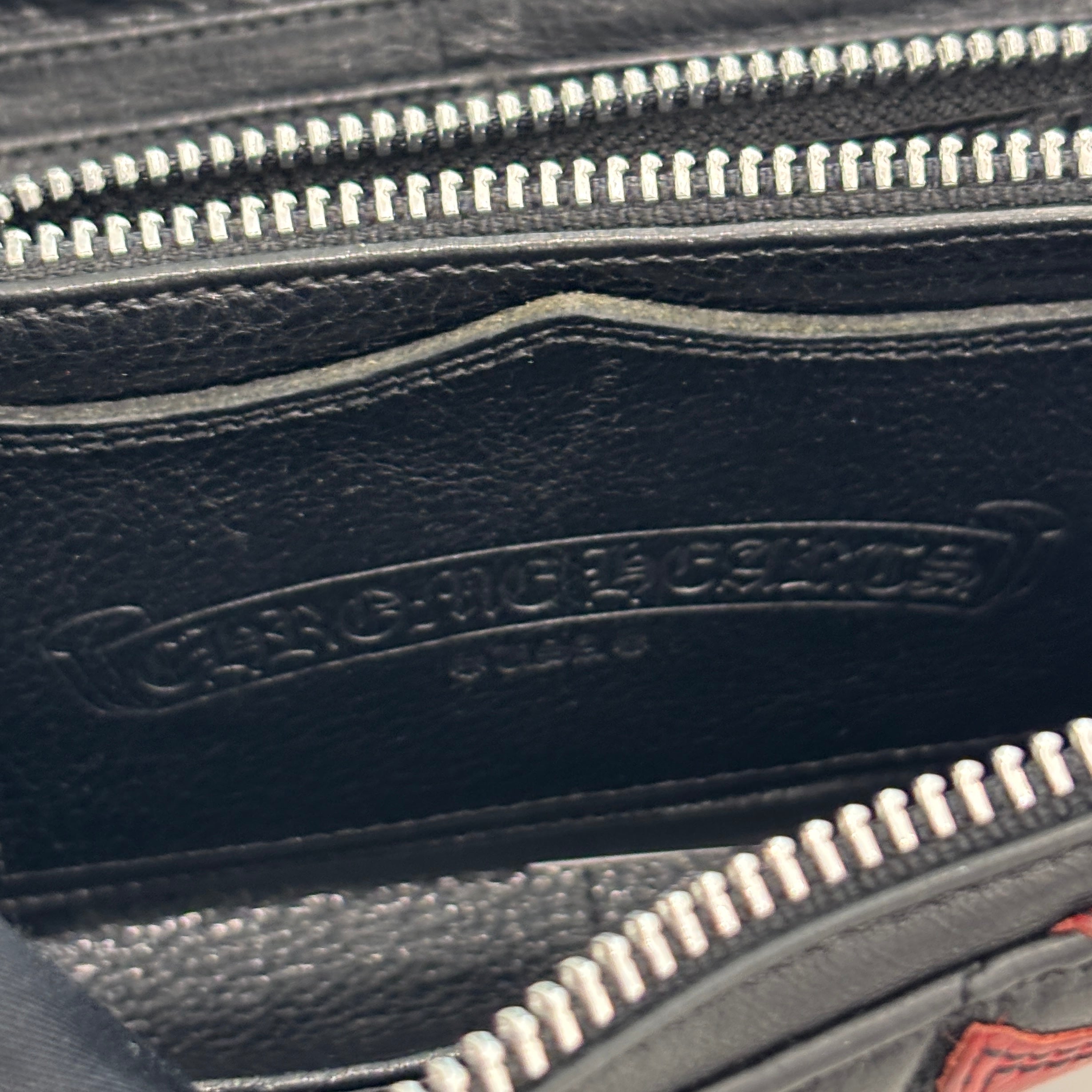 CHROME HEARTS Multi Cemetery Cross Leather Patch Quilting Wallet クロムハーツ マルチ セメタリークロス レザーパッチ キルティング風 ウォレット