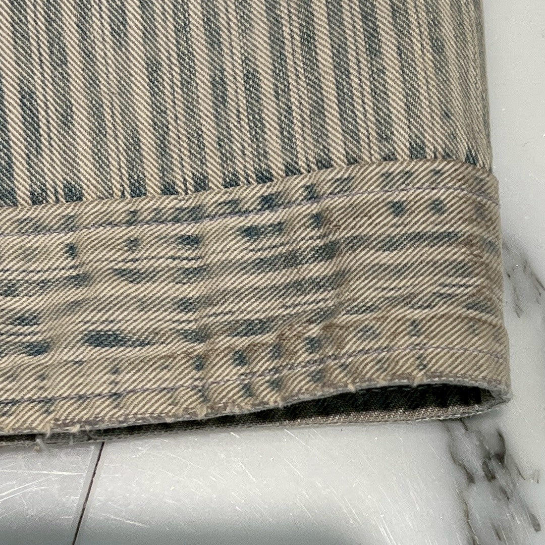 Maison Margiela Striped Washed Effect Jacket 2021SS S50DL0457 S30738 Size 39 メゾンマルジェラ ストライプウォッシュドエフェクトジャケット サイズ39