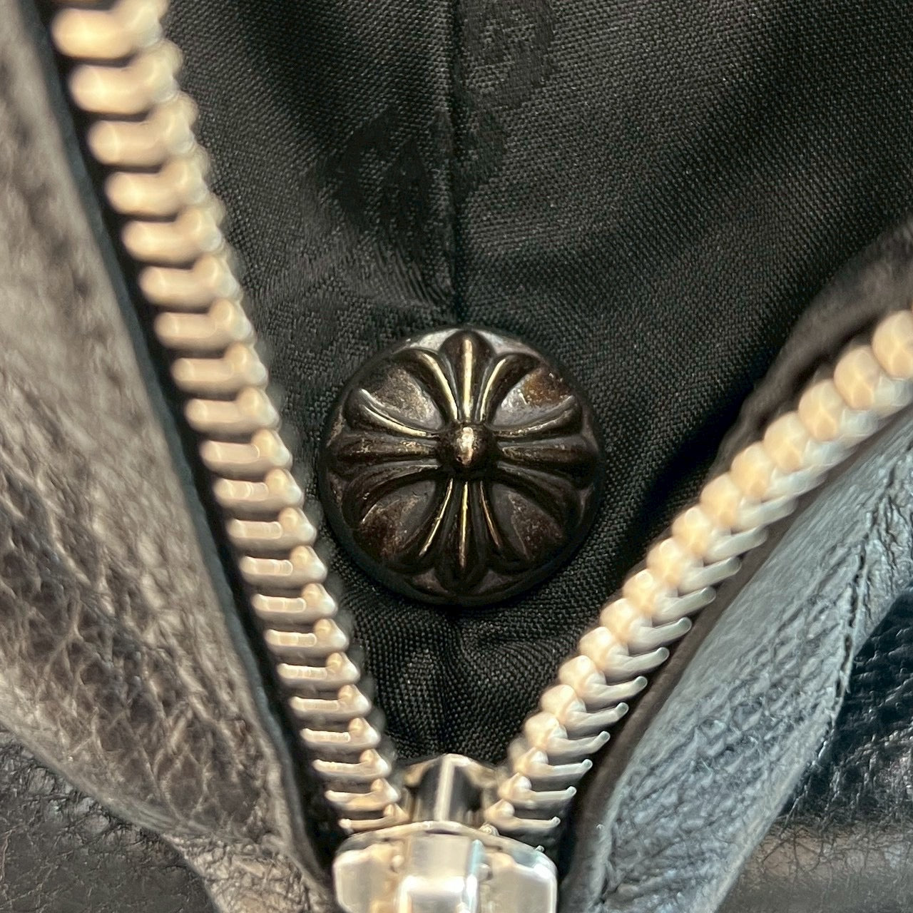 CHROME HEARTS Large Cross MONICA Leather Hand Bag クロムハーツ ラージクロス モニカ レザーハンドバッグ