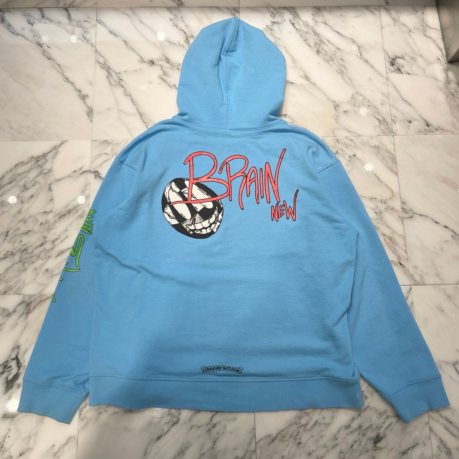 CHROME HEARTS × MATTY BOY 2024SS BRAIN NEW Pullover Hoodie Size XXL クロムハーツ×マッティボーイ ブレインニュー プルオーバーフーディ サイズXXL