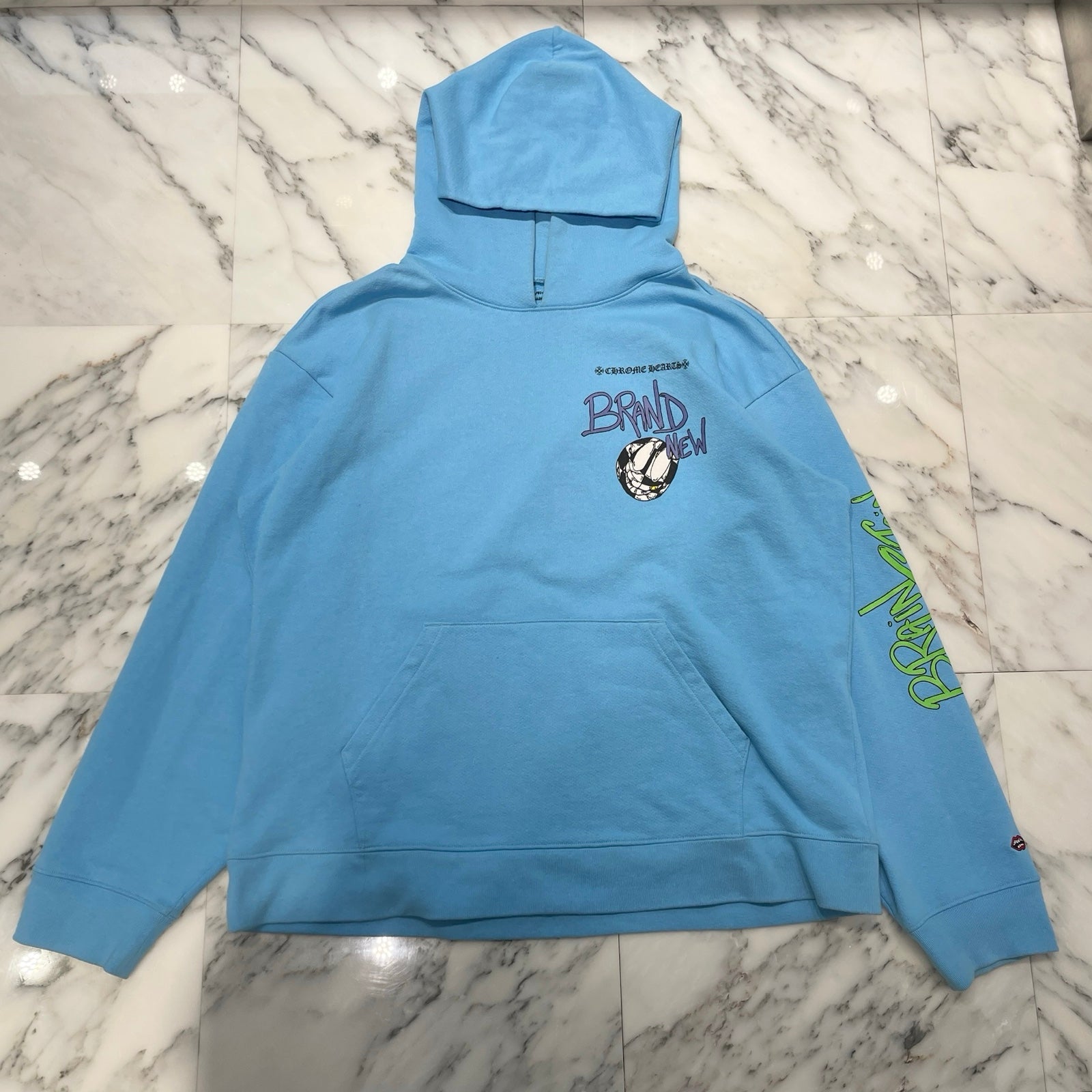 CHROME HEARTS × MATTY BOY 2024SS BRAIN NEW Pullover Hoodie Size XXL クロムハーツ×マッティボーイ ブレインニュー プルオーバーフーディ サイズXXL