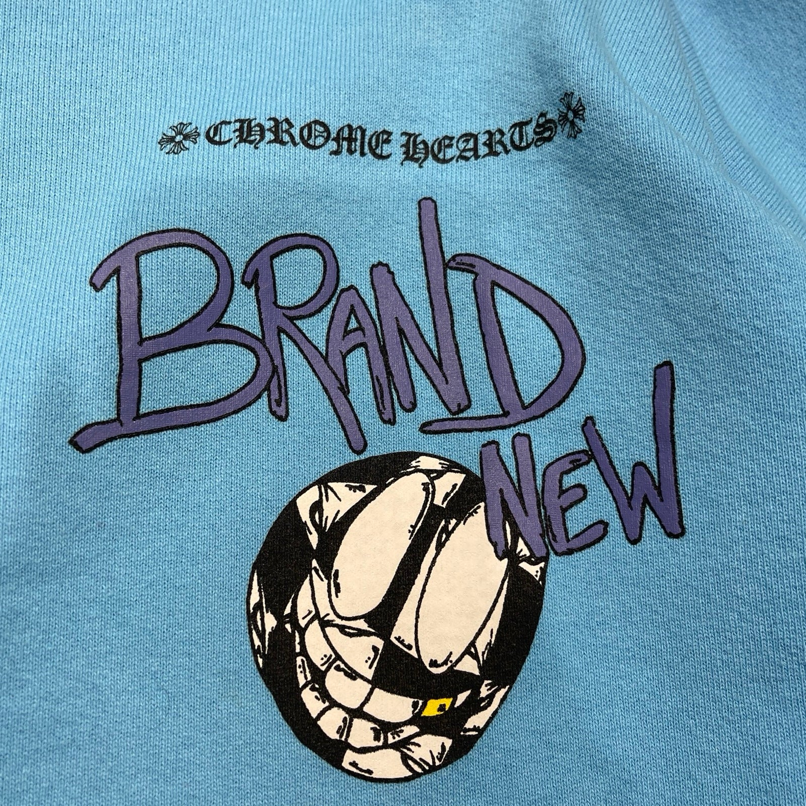 トップス chrome hearts matty boy XXL Chrome Hearts Men's Mattyboy Brain New Sweatshirt in Blue