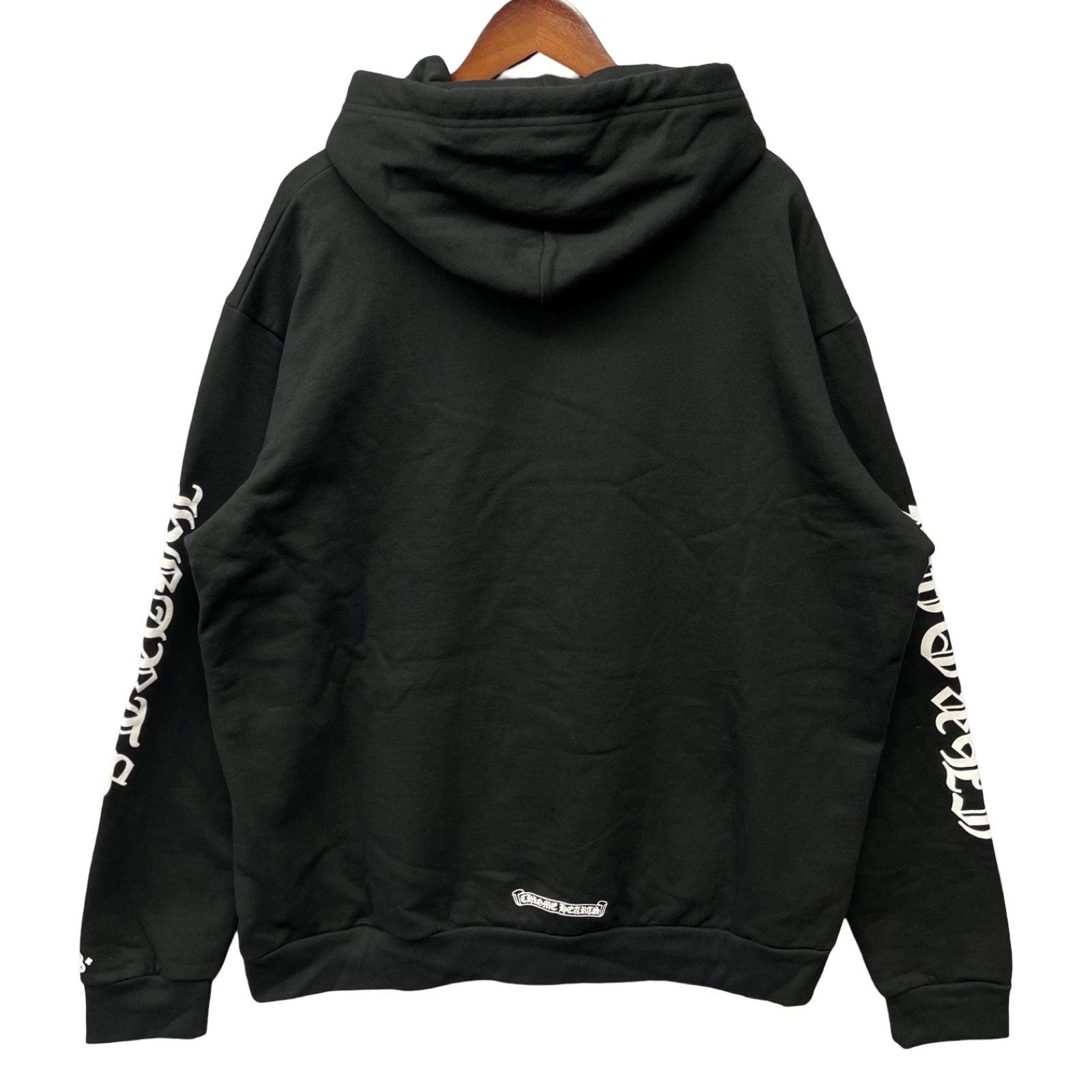 CHROME HEARTS 1998 Vertical Logo Pullover Hoodie Size XXL