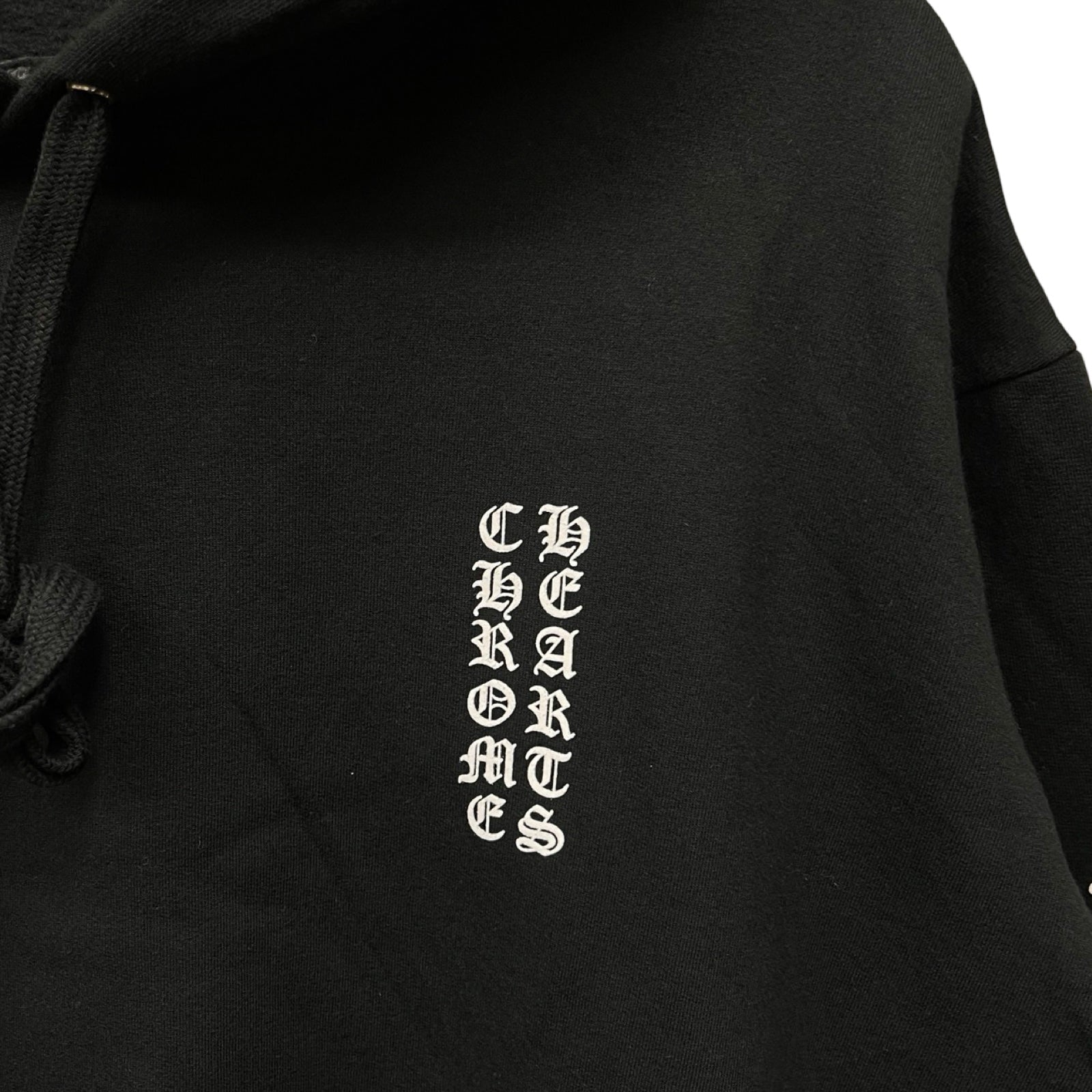 CHROME HEARTS 1998 Vertical Logo Pullover Hoodie Size XXL