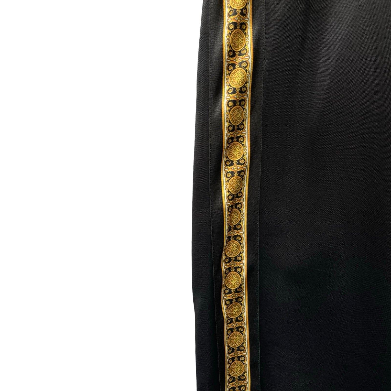 VERSACE 2018SS Baroque Side Print Nylon Jersey Long Pants A79816 A226381 Size 2XL