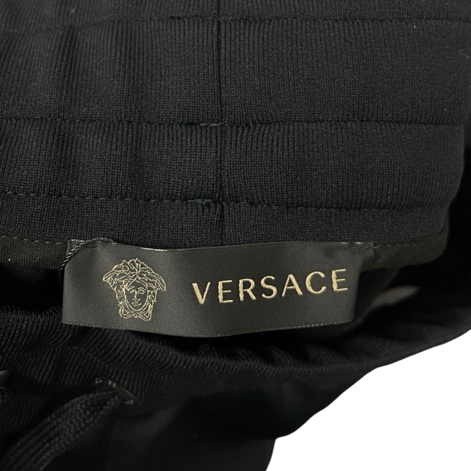 VERSACE 2018SS Baroque Side Print Nylon Jersey Long Pants A79816 A226381 Size 2XL