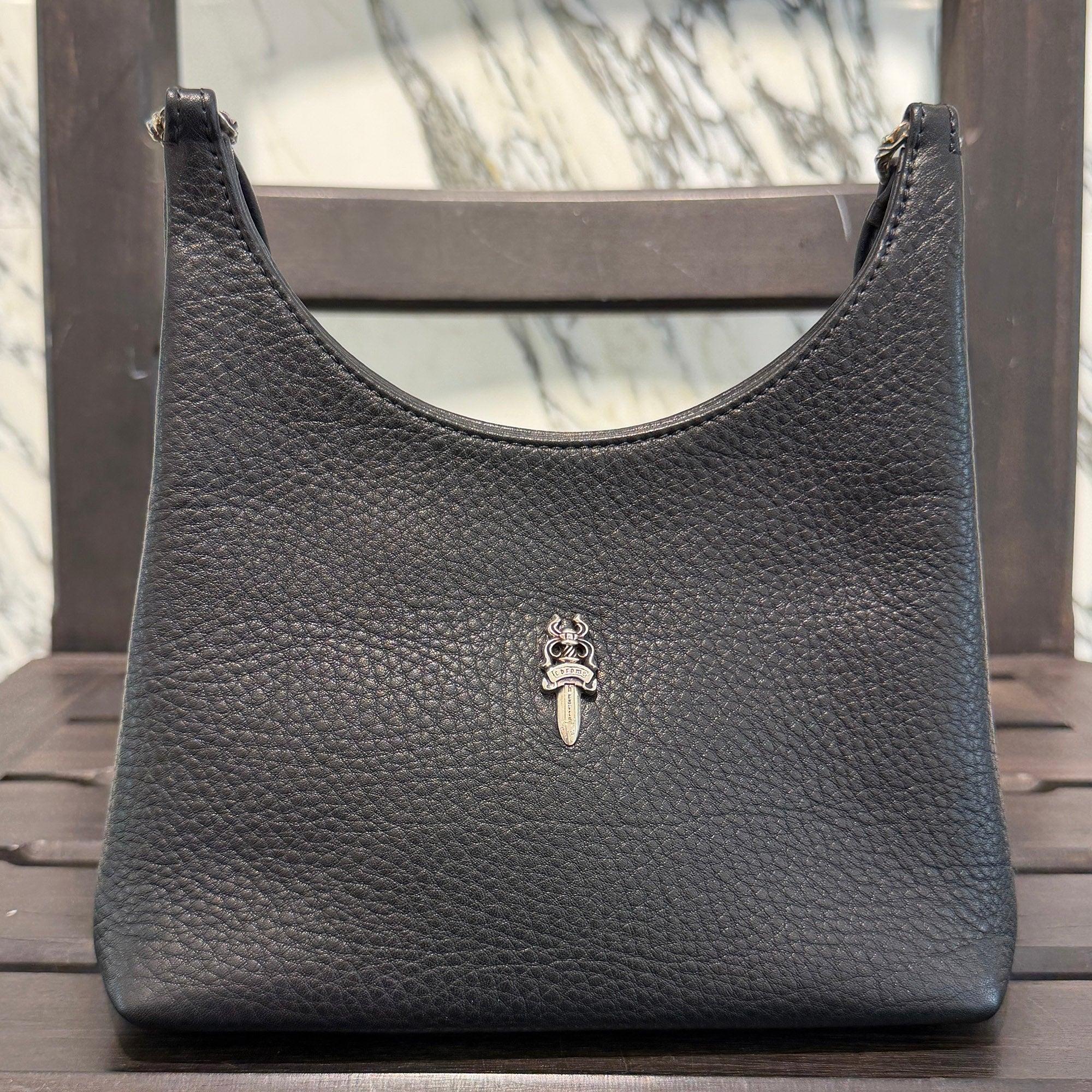 CHROME HEARTS Dagger Viv Leather Bag クロムハーツ ダガー ヴィヴ レザーバッグ