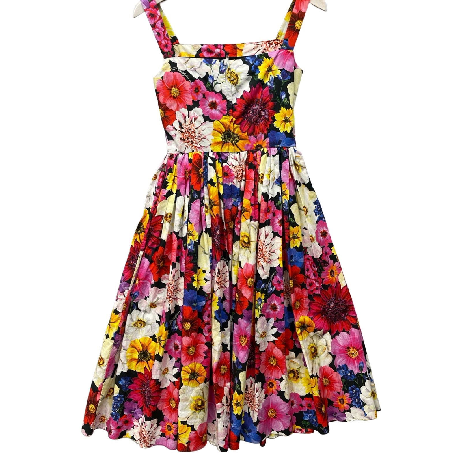 Dolce&Gabbana Floral Print Midi Dress F6ZT0T HS5L8 Size 38