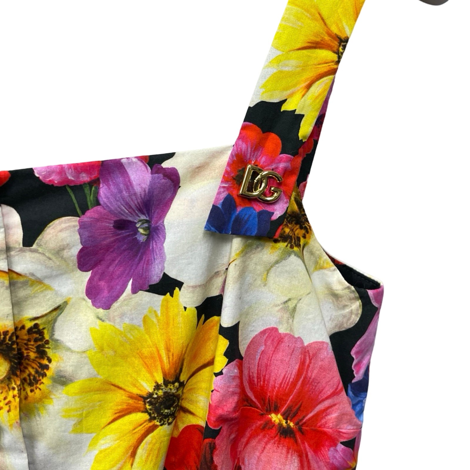 Dolce&Gabbana Floral Print Midi Dress F6ZT0T HS5L8 Size 38