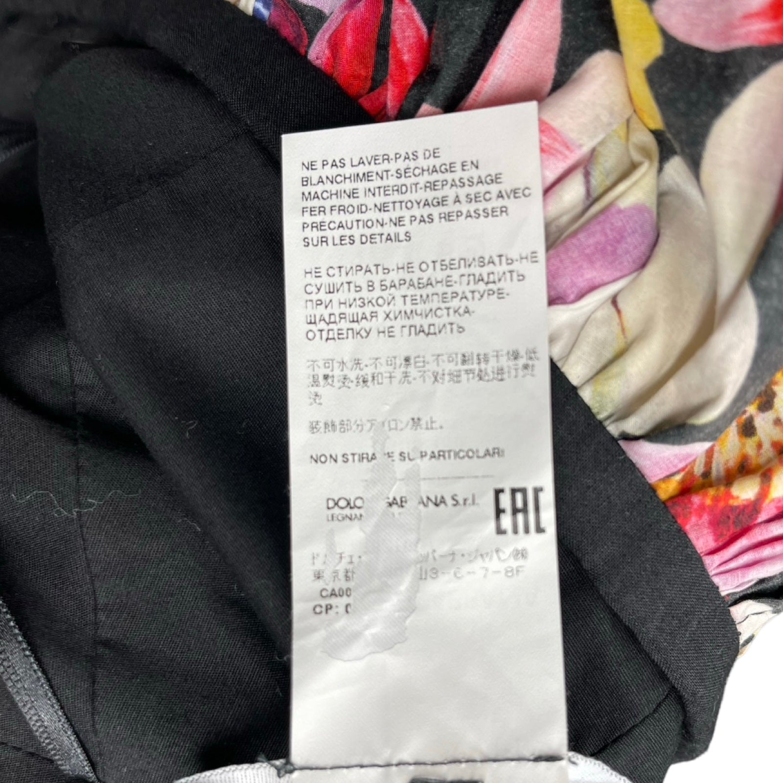 Dolce&Gabbana Floral Print Midi Dress F6ZT0T HS5L8 Size 38