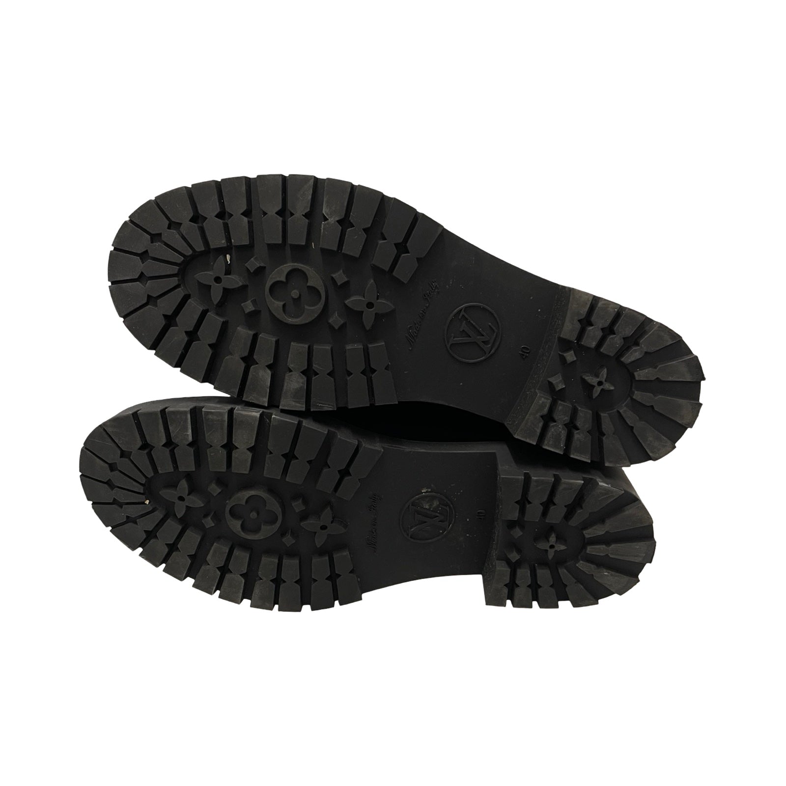 LOUIS VUITTON 2021AW Monogram Drop Line Boots 1A8QV2 Size 40