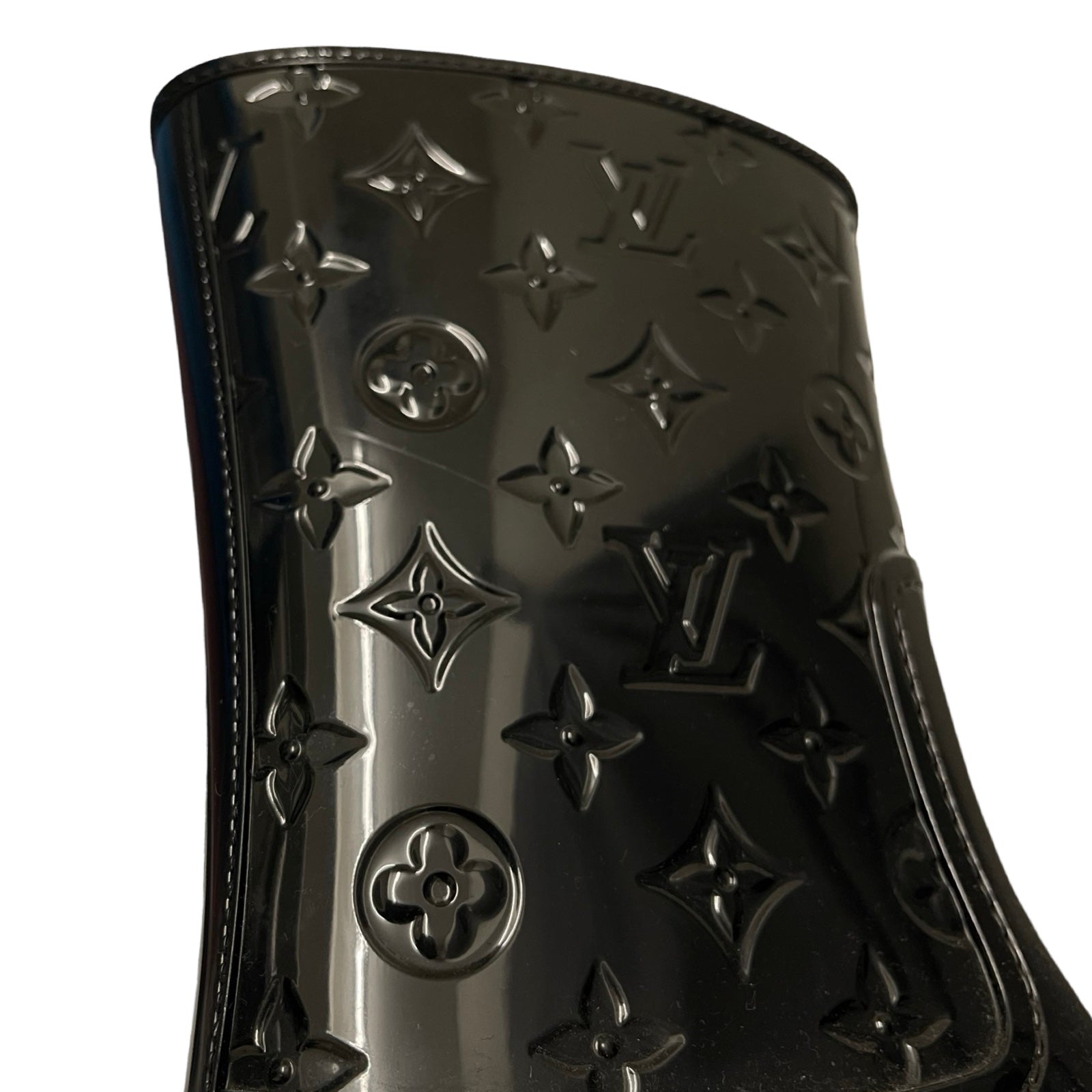 LOUIS VUITTON 2021AW Monogram Drop Line Boots 1A8QV2 Size 40