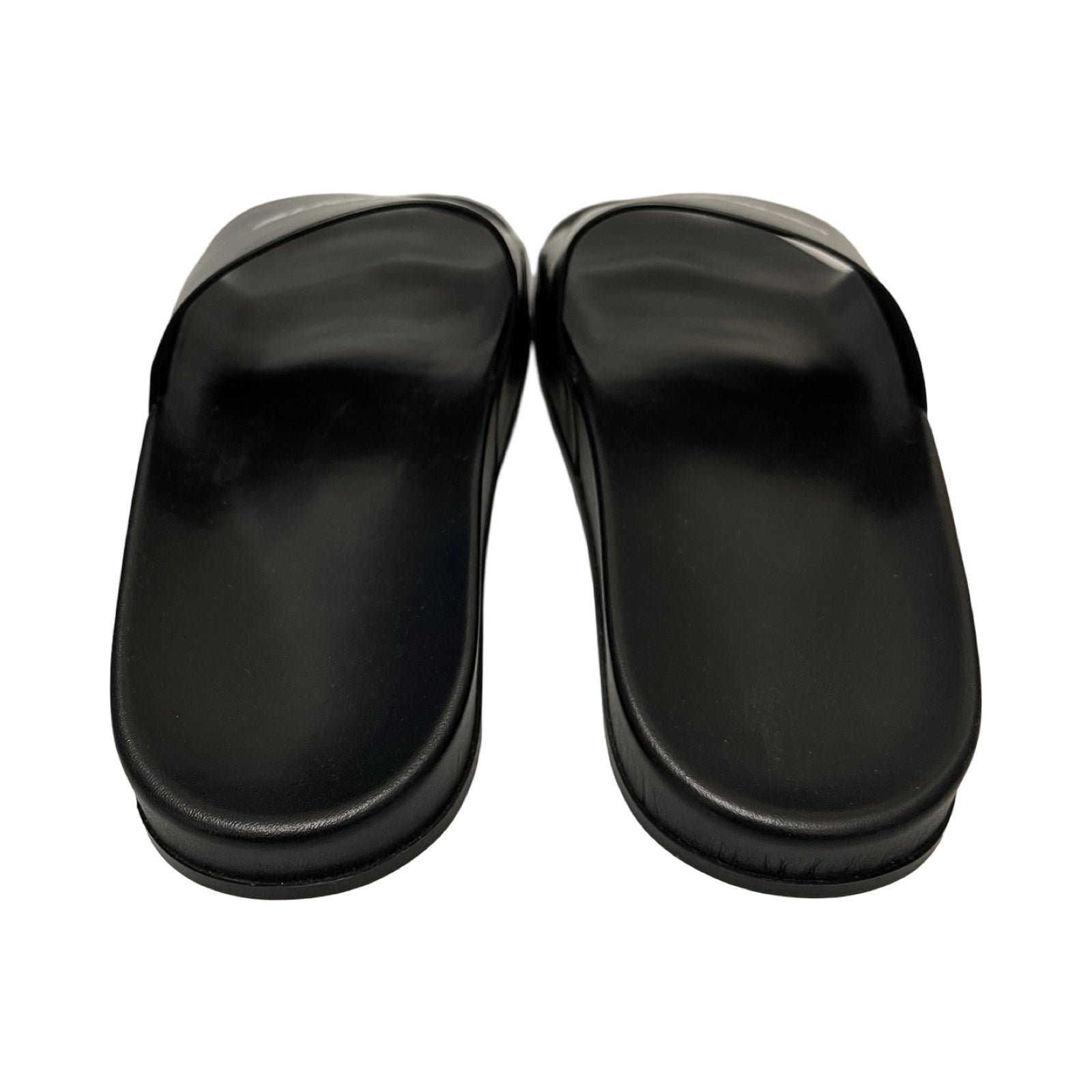 VETEMENTS 2022SS Logo Leather Slides UE52FL500B Size 41