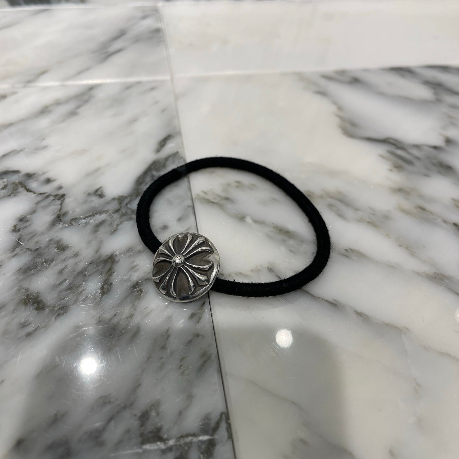 CHROME HEARTS CROSS BALL HAIR BAND クロムハーツ クロスボール ヘアバンド