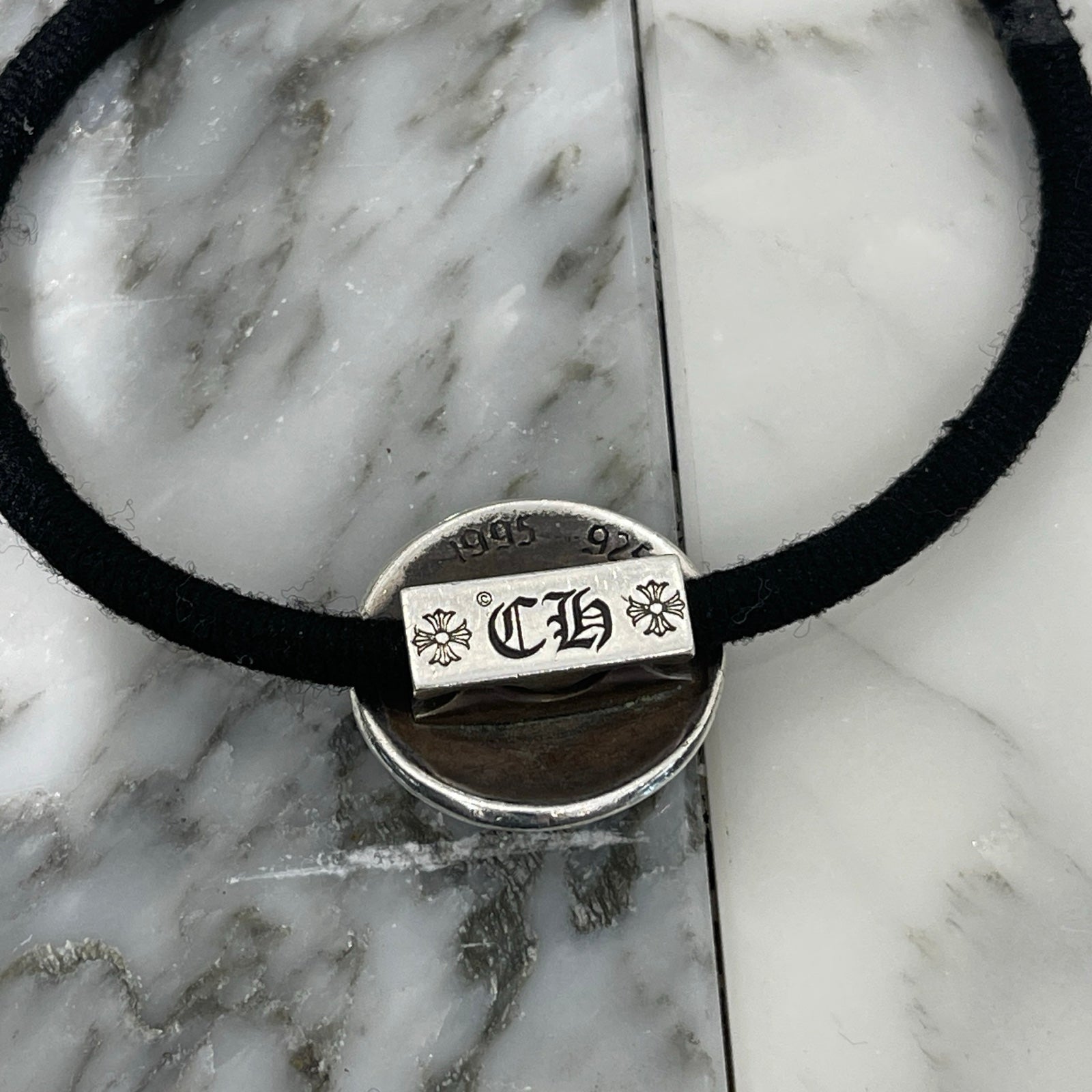 CHROME HEARTS CROSS BALL HAIR BAND クロムハーツ クロスボール ヘアバンド