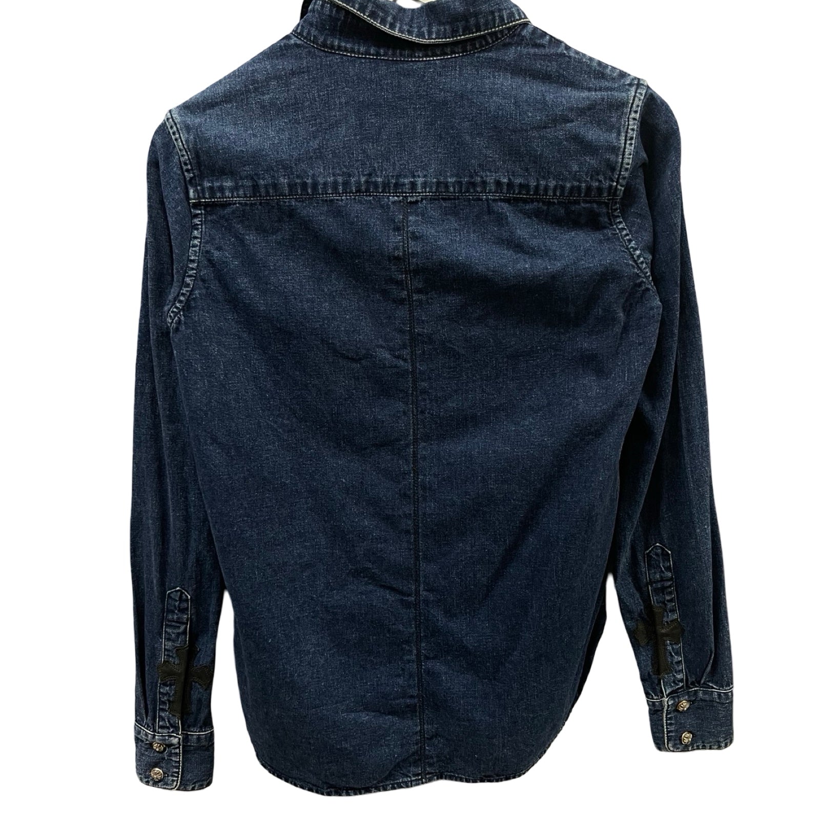 CHROME HEARTS Loose Ends Denim Shirt Jacket Size S