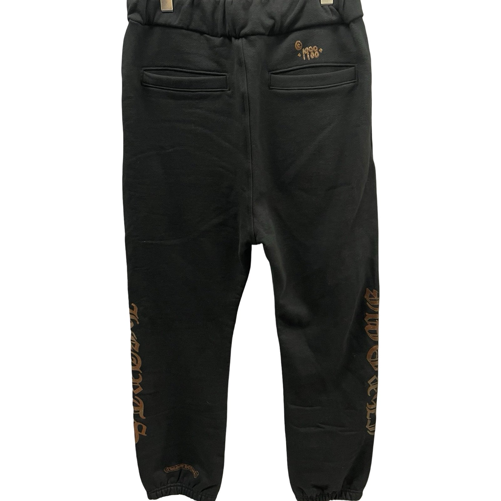 CHROME HEARTS 1998 Glitter Horseshoe Sweat Long Pants Size L