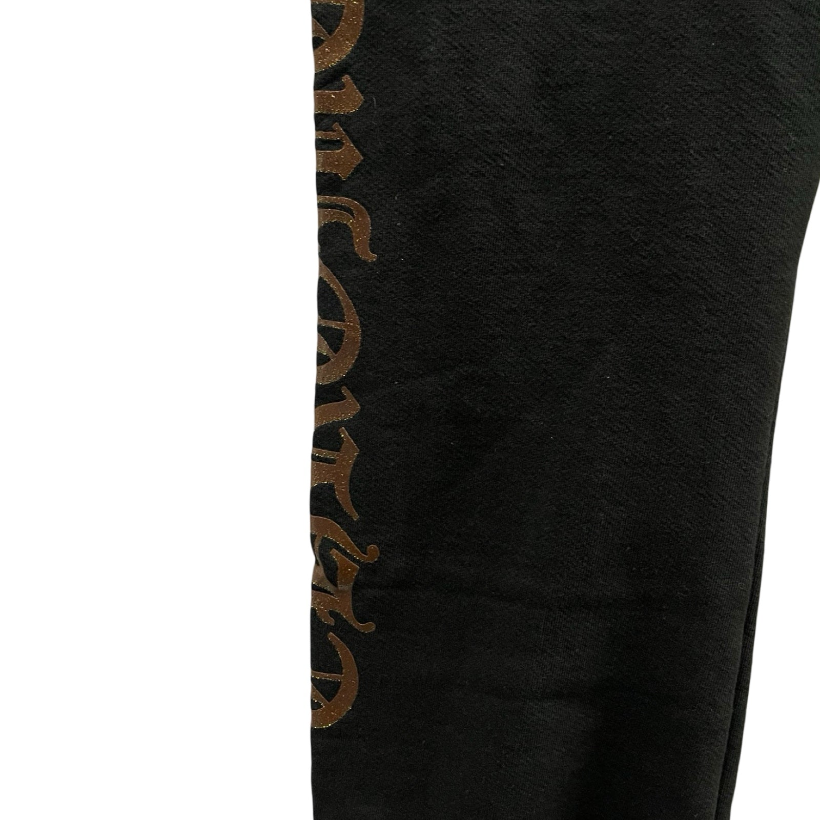 CHROME HEARTS 1998 Glitter Horseshoe Sweat Long Pants Size XL