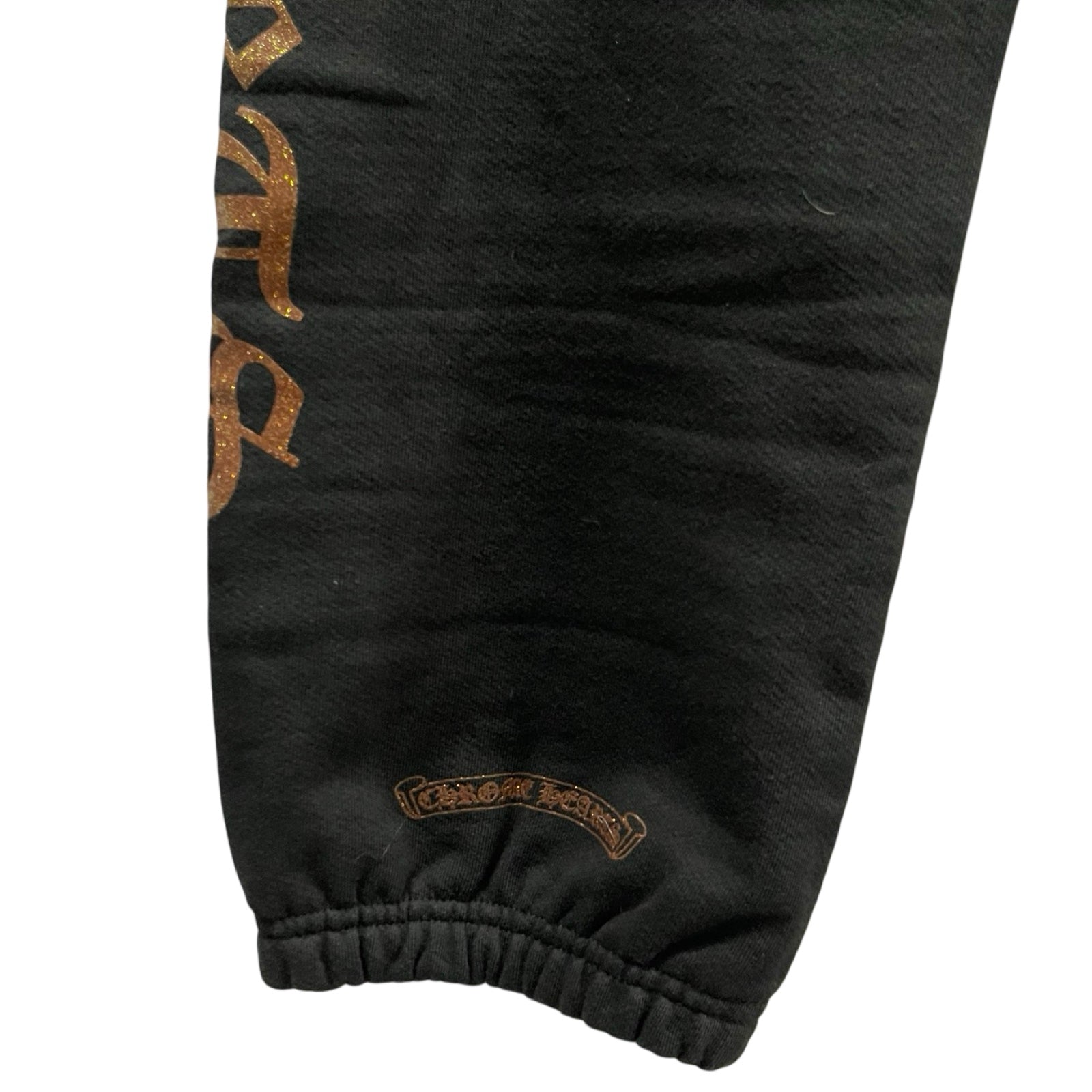 CHROME HEARTS 1998 Glitter Horseshoe Sweat Long Pants Size XL