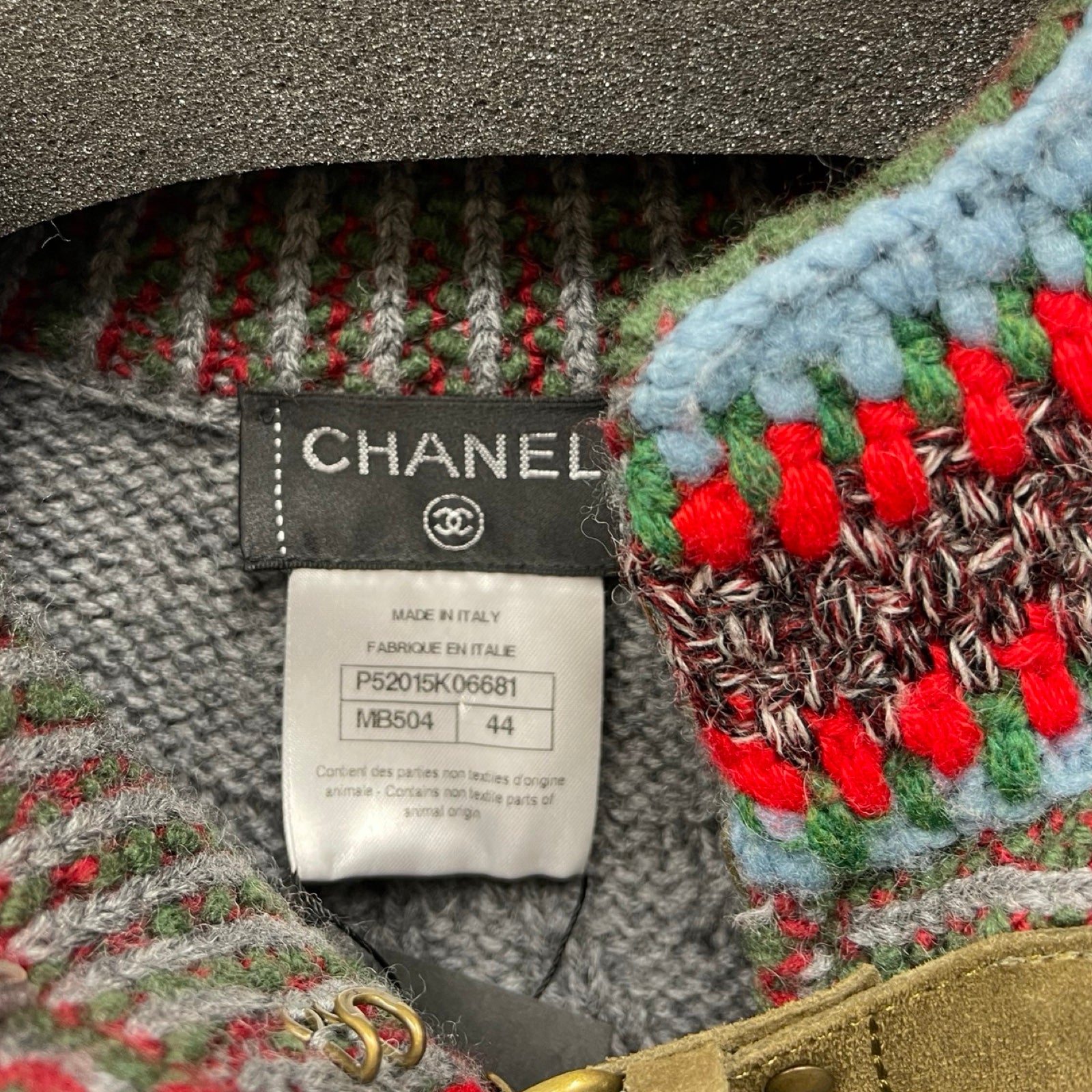 CHANEL 2015AW Salzburg Sweater Cardigan P52015K06681 Size 44