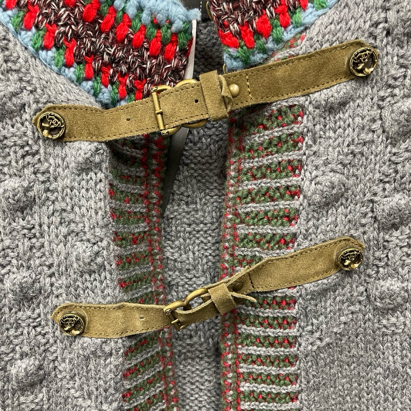 CHANEL 2015AW Salzburg Sweater Cardigan P52015K06681 Size 44